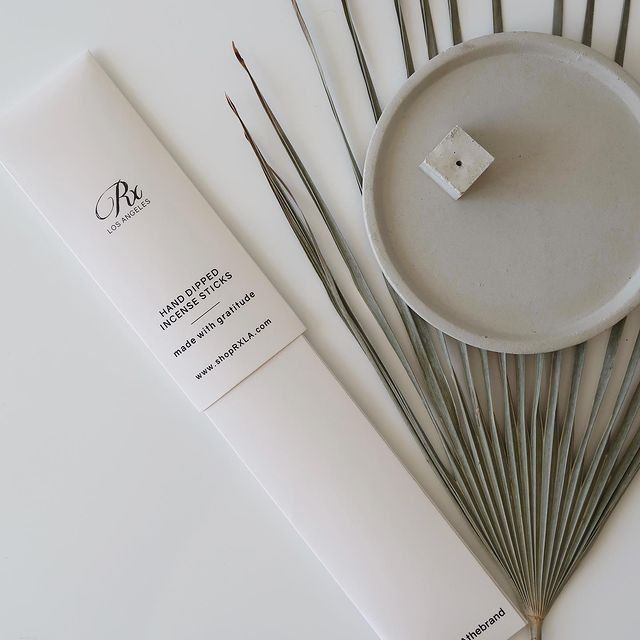 White Tea- Hand dipped charcoal incense