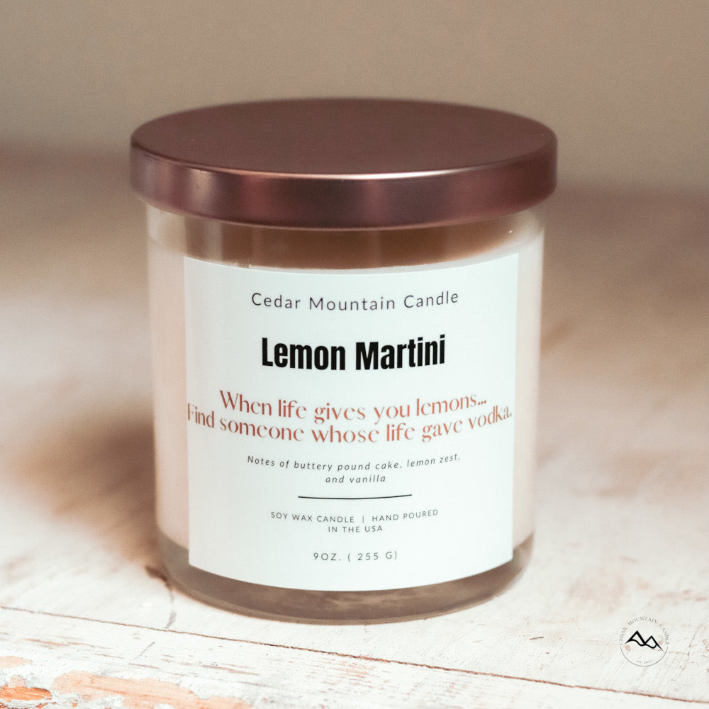 When Life Gives You Lemons, Find Someone Whose Life gave Vodka - 9 oz Soy Candle
