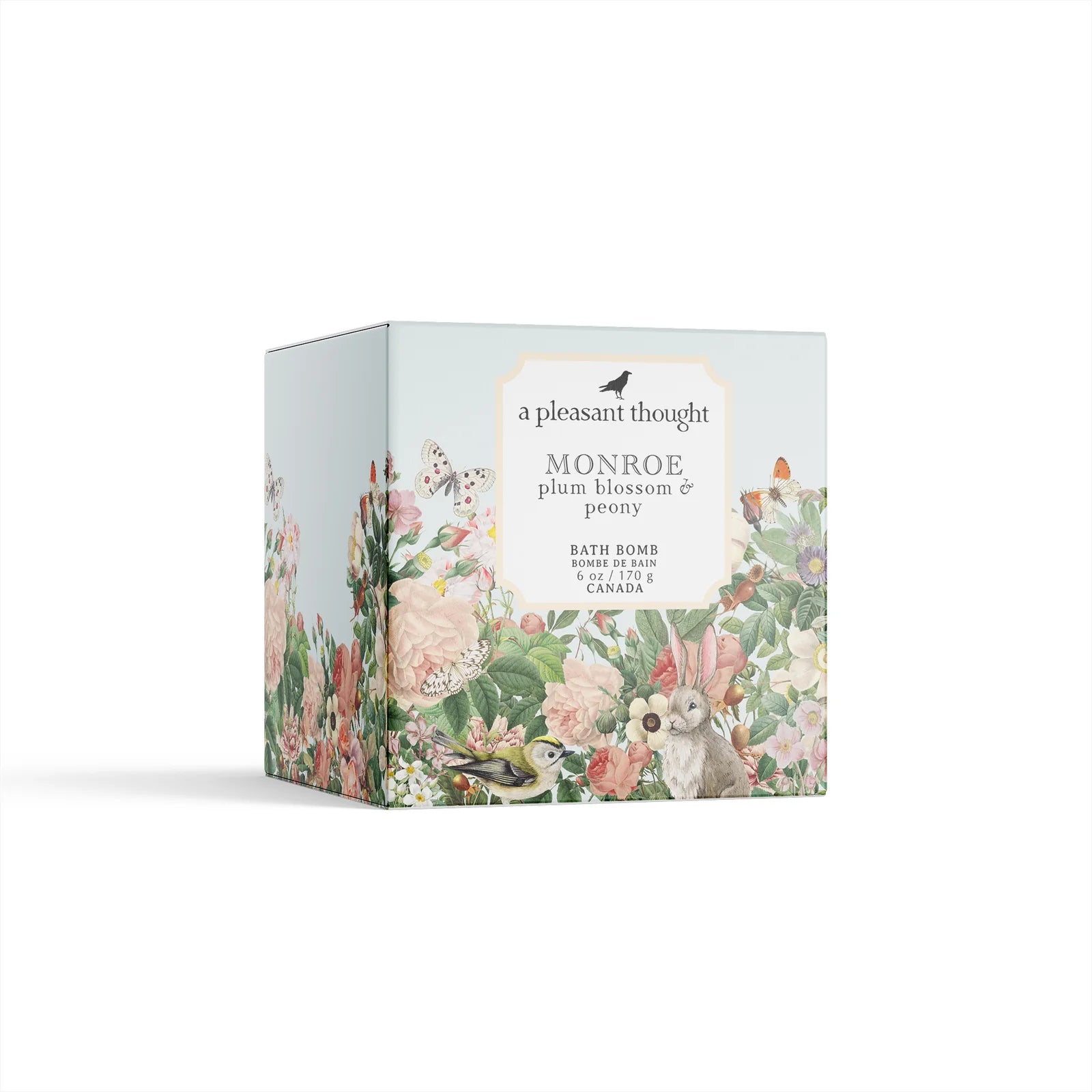Monroe | Plum Blossom & Peony | Bath Bomb