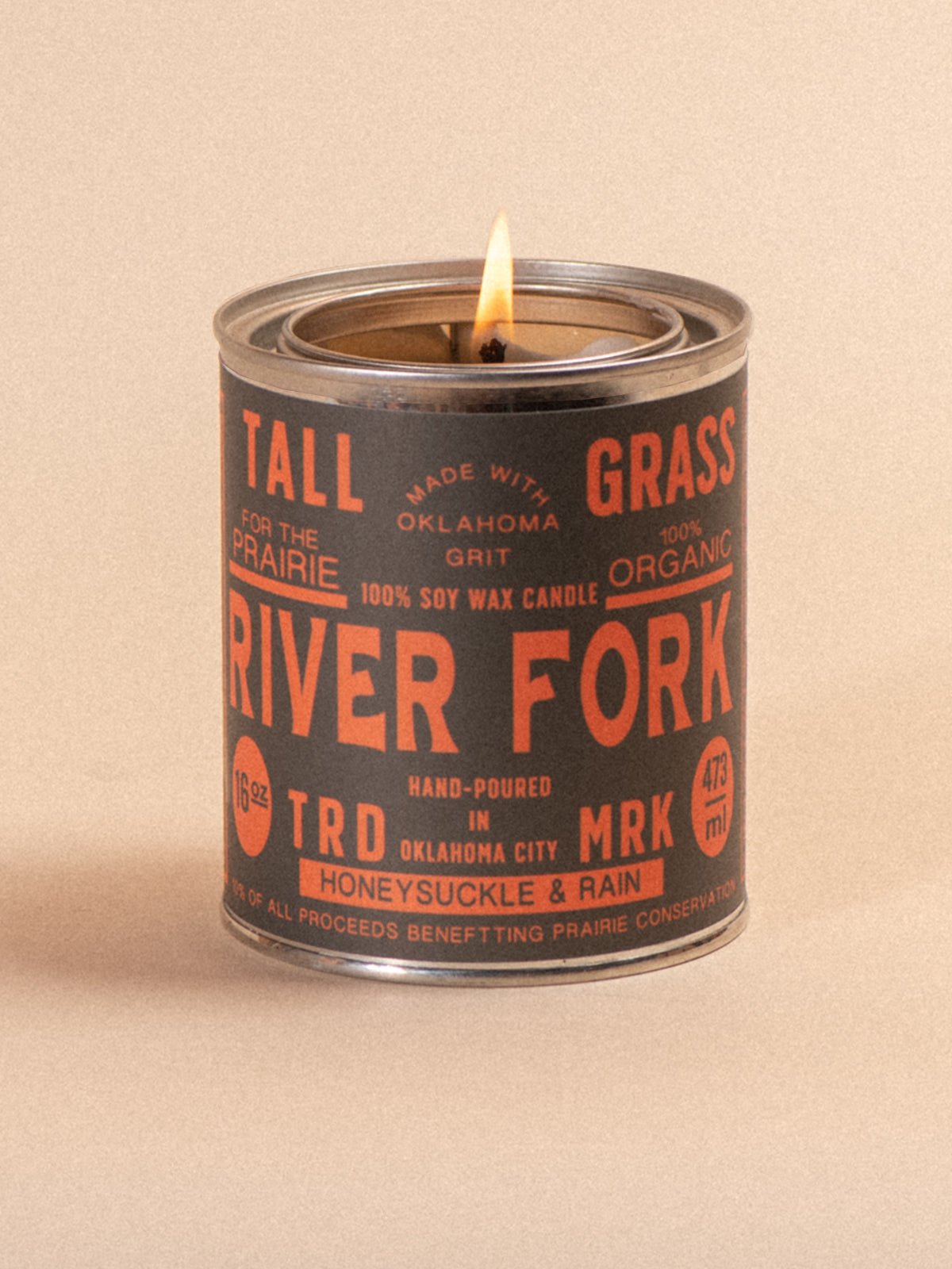 River Fork: Honeysuckle + Rain Soy Wax Candle