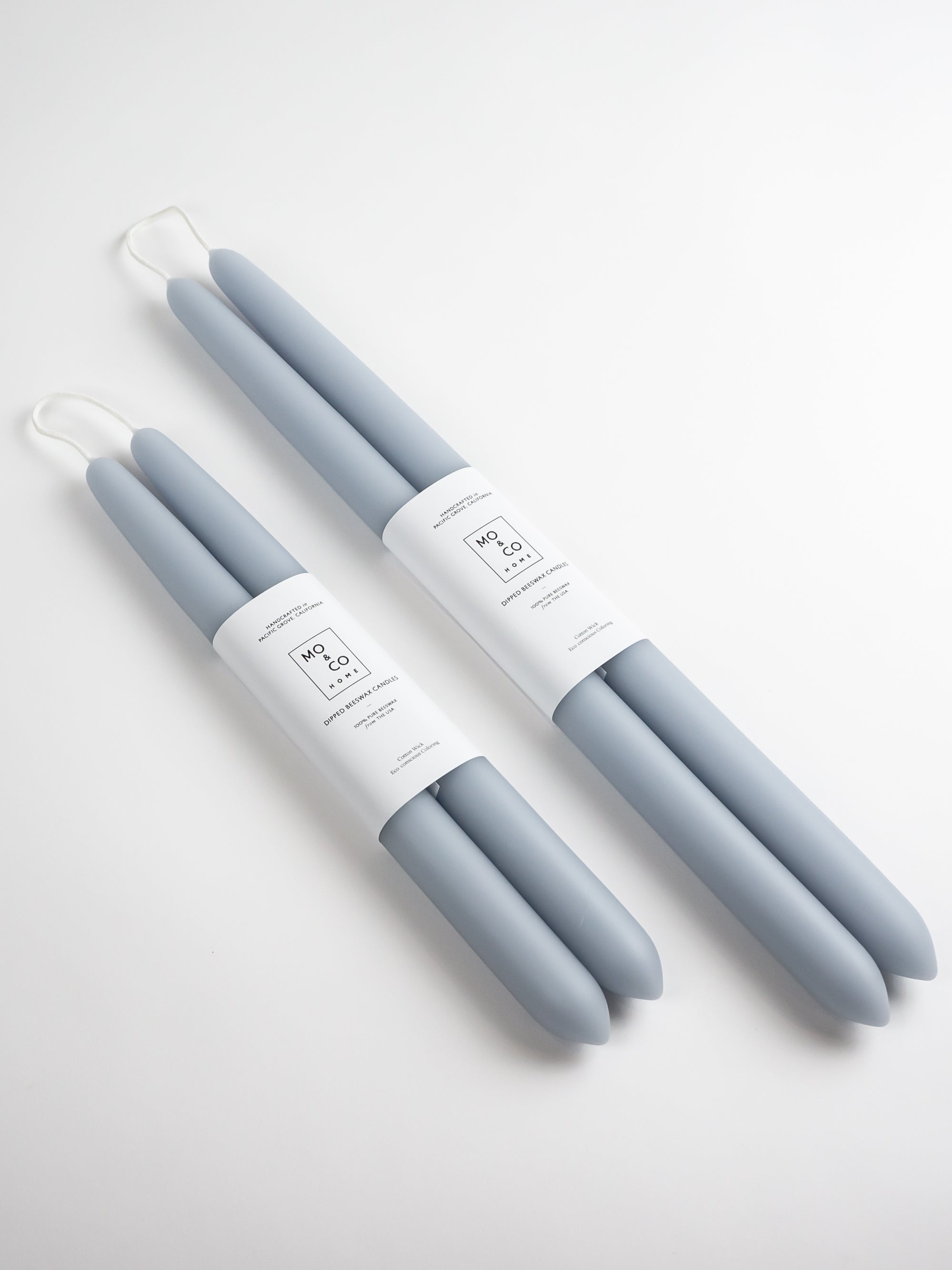 Bluebell | Dipped Beeswax Taper Candles