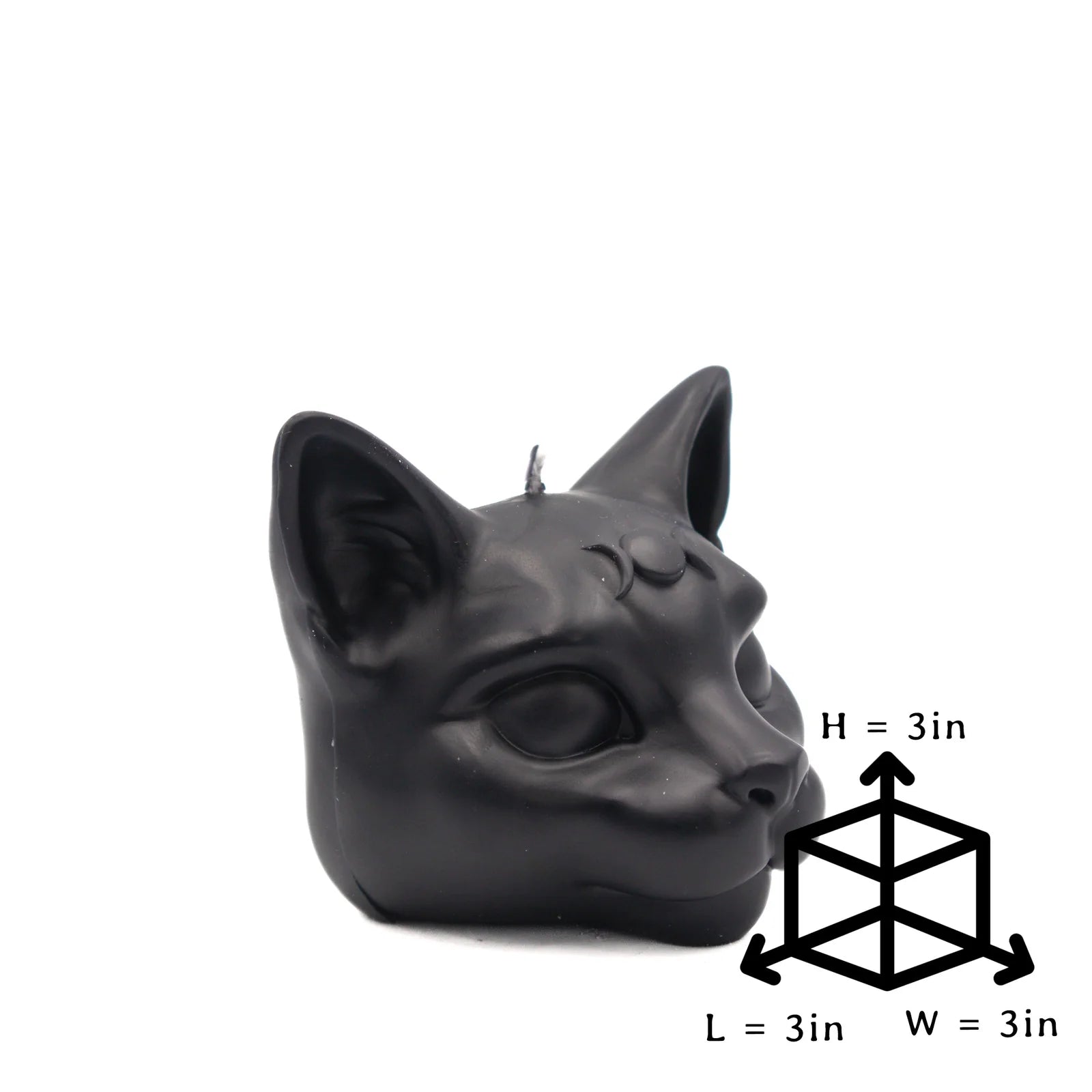 Third Eye Cat Candle | Pillar