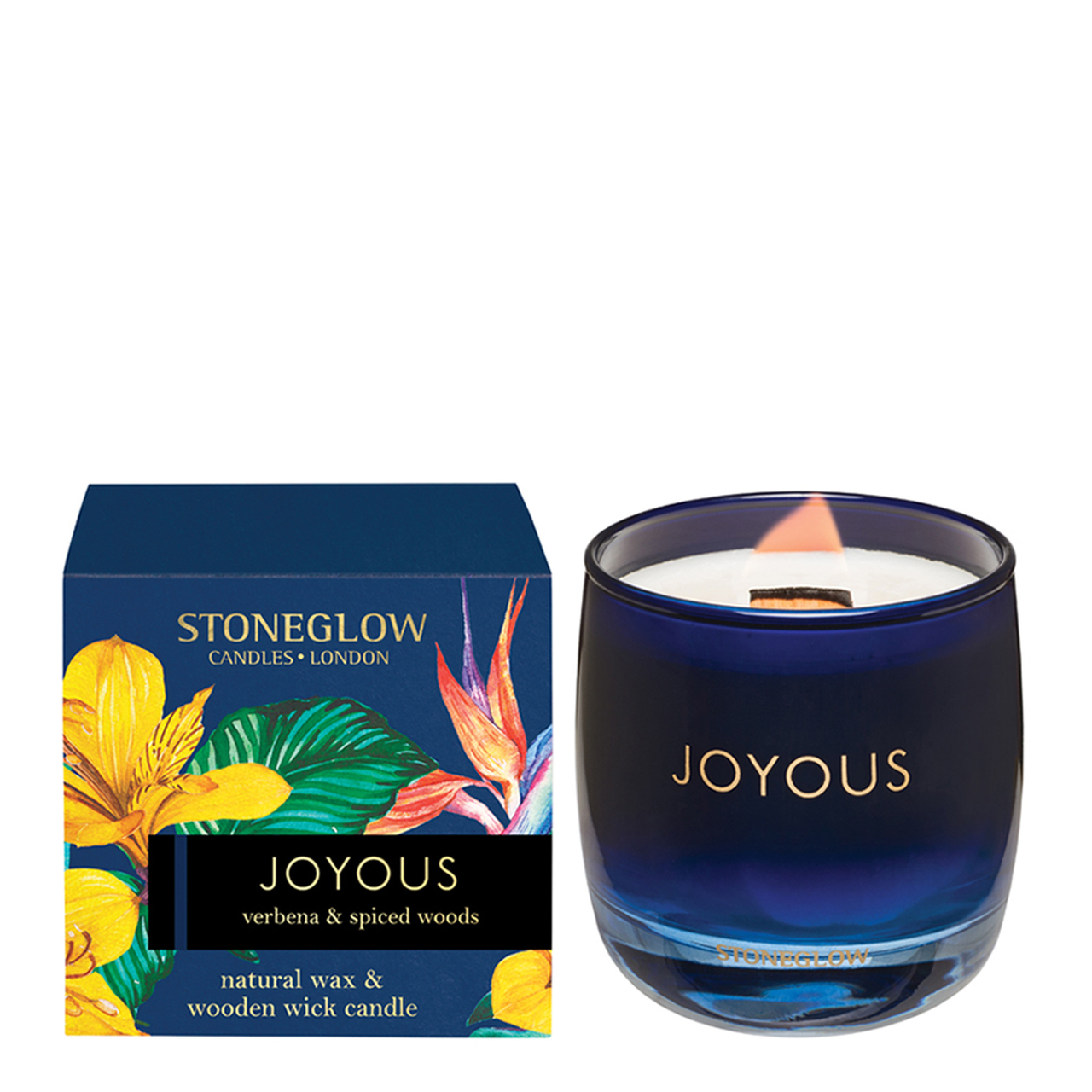 Infusion - Verbena & Spiced Woods - Tumbler (Navy) Joyous