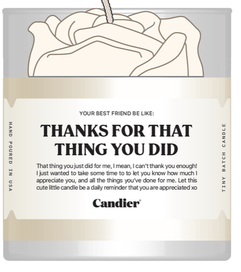 Thanks For That Thing You Did