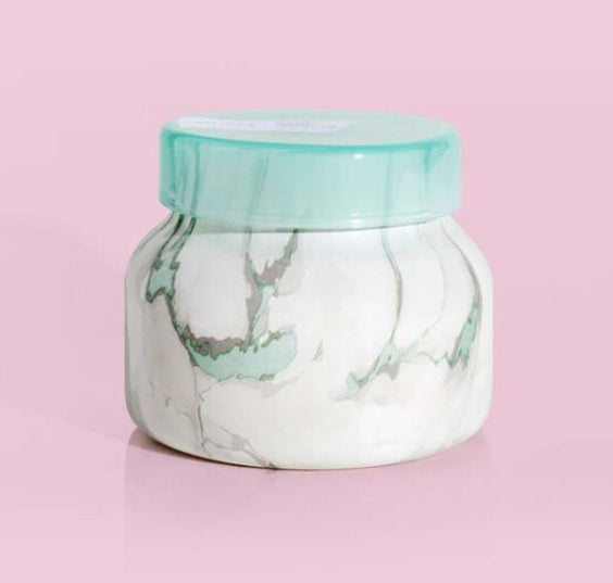 Coconut Santal Modern Marble Petite Jar, 8 oz