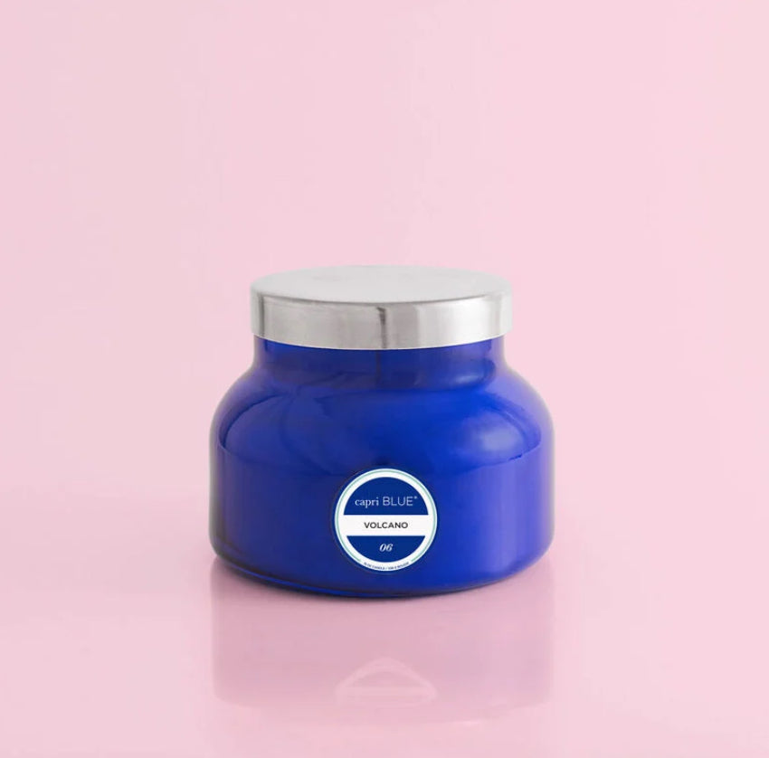 Volcano Blue Signature Jar, 19 oz