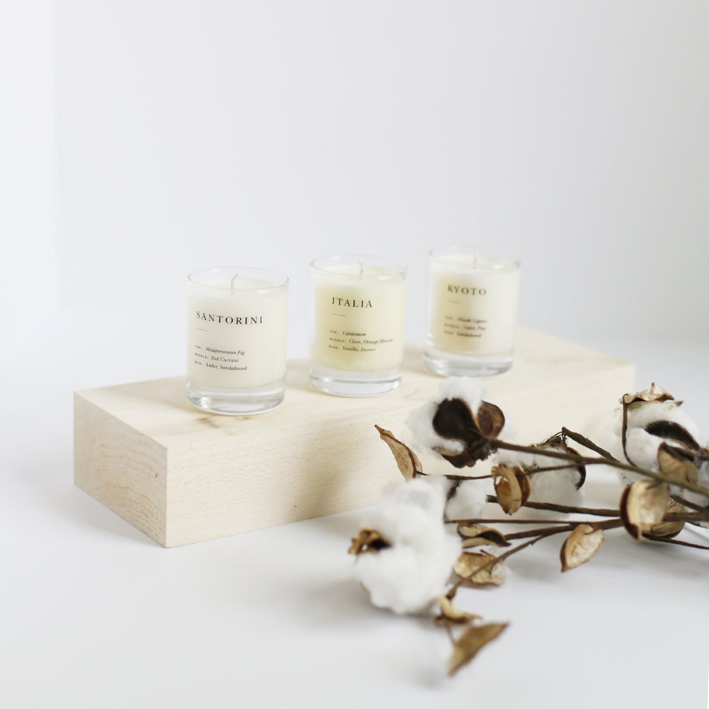 Escapist Votive Set - Earthy + Warm