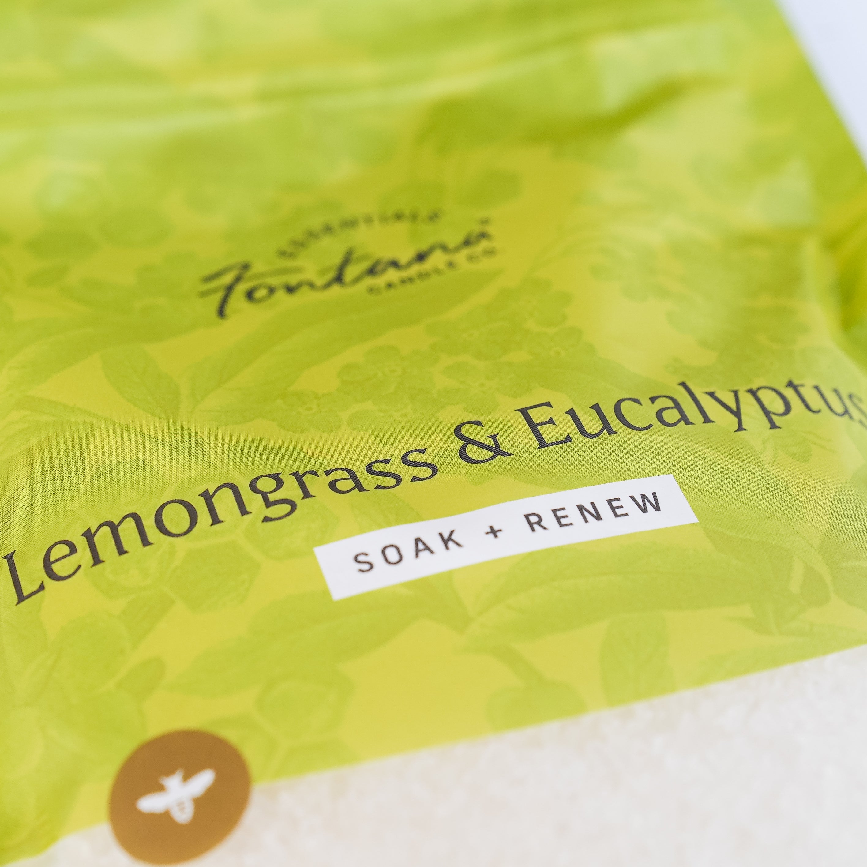 Lemongrass Eucalyptus Essential Oil Bath Salt