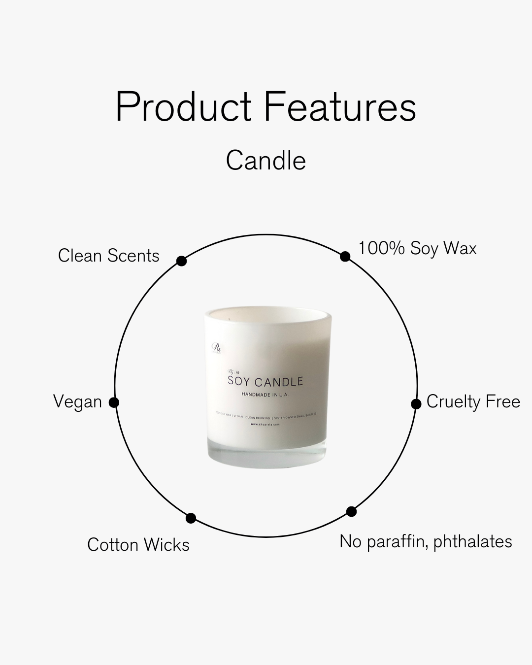 Bora Bora: 100% Soy Wax Candle