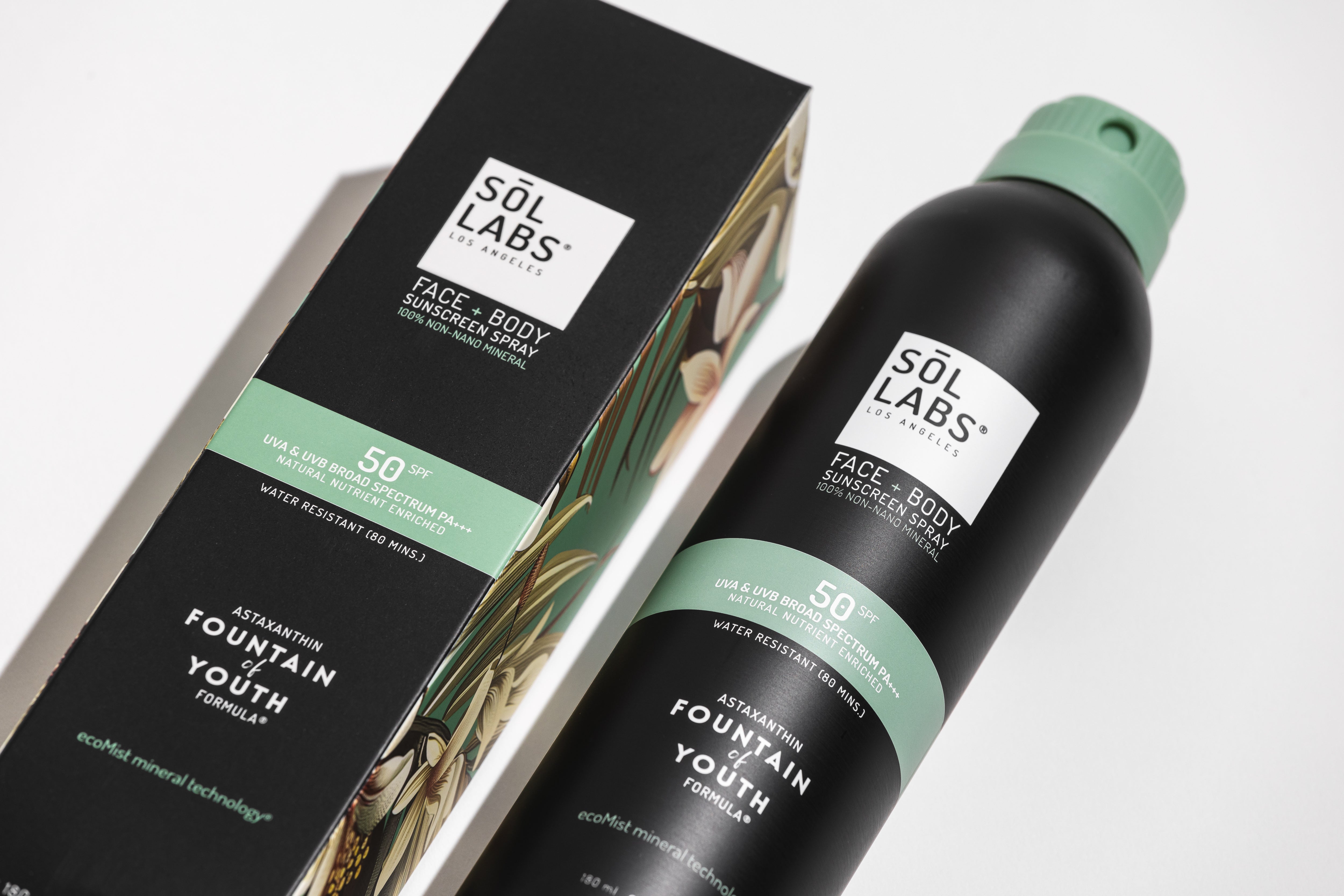 SOL LABS® Natural Mineral SPF 50 Sheer Mist - Broad Spectrum UVA/UVB Protection & Hydrating Formula