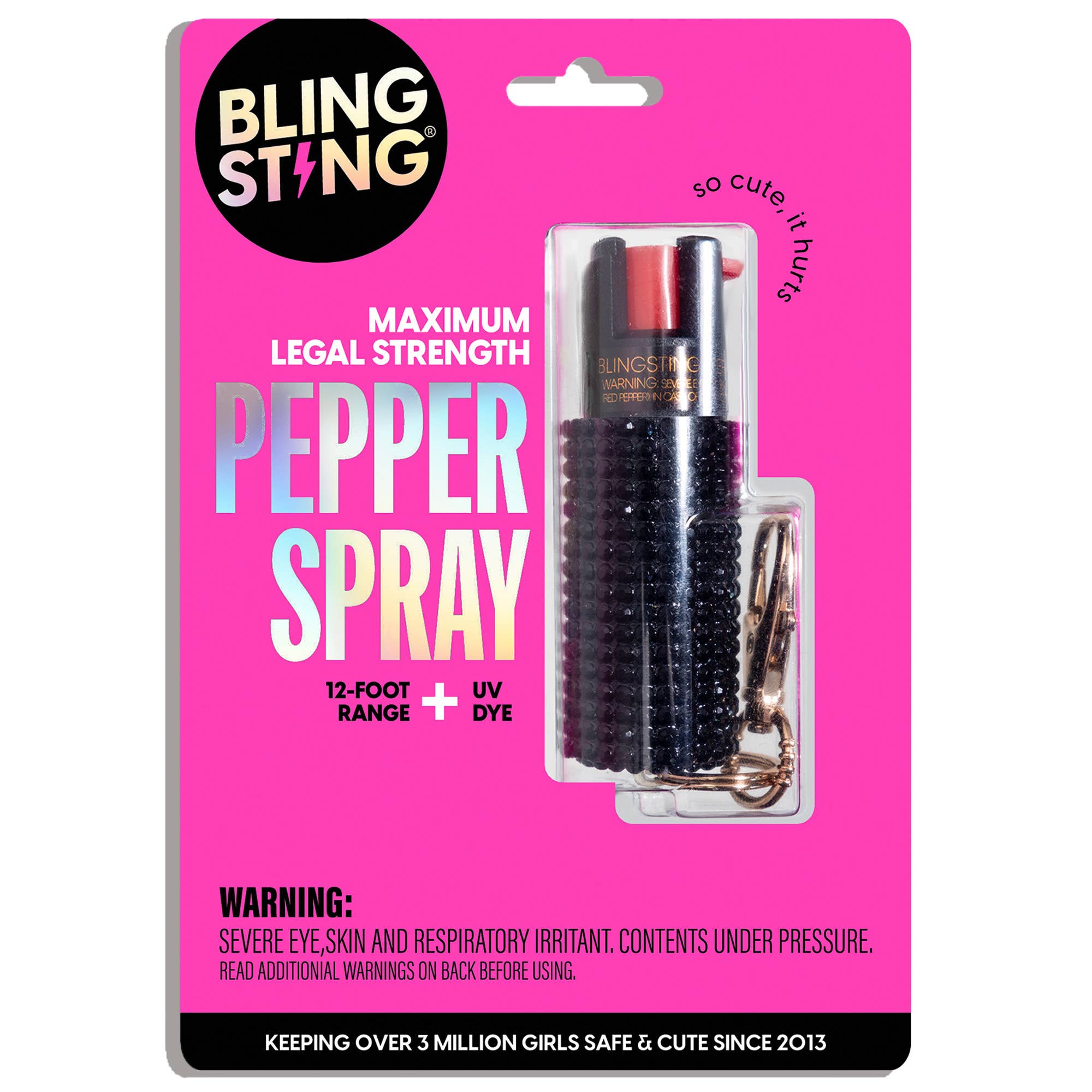 Pepper Spray | Black Rhinestone