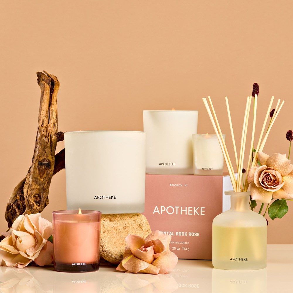 Santal Rock Rose Votive