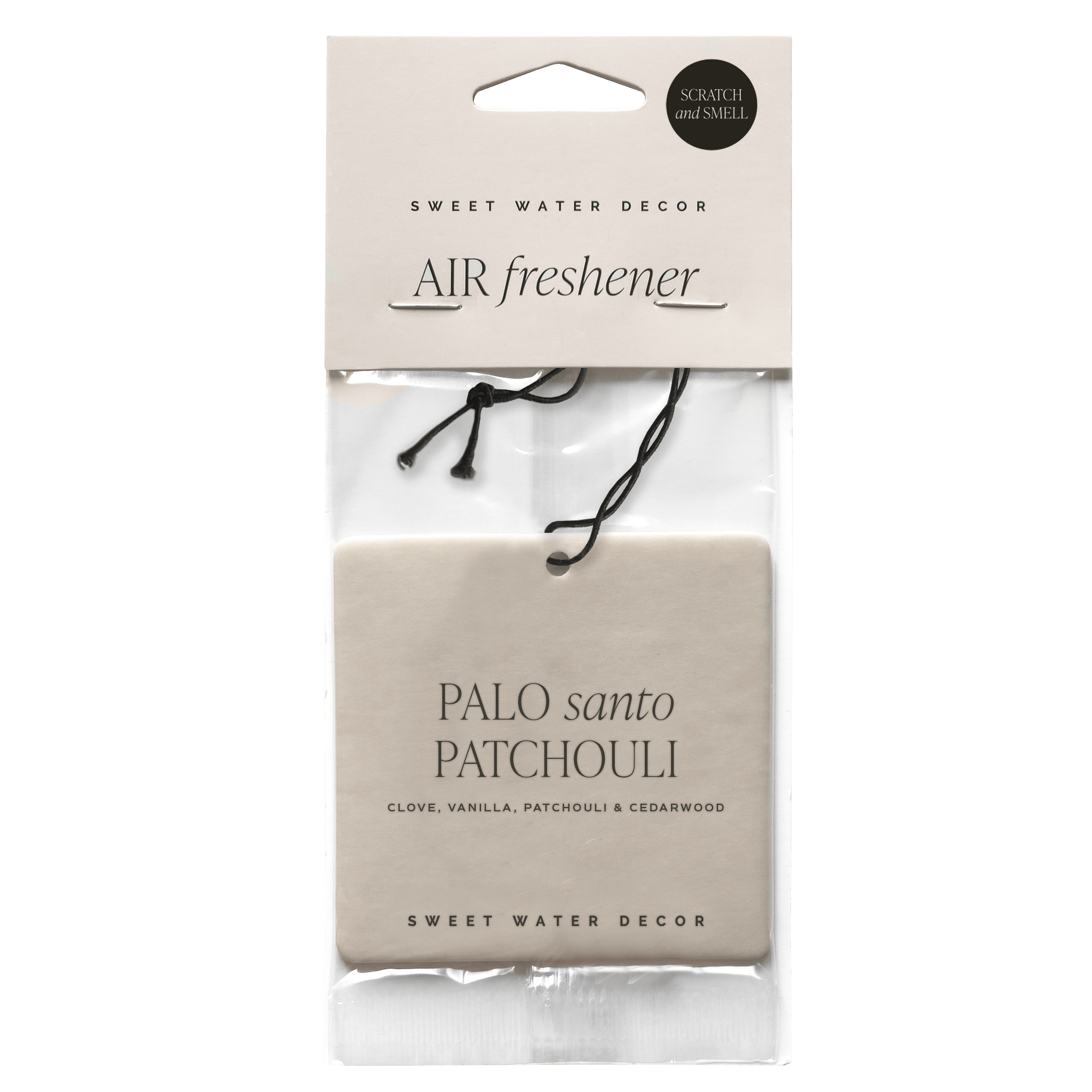 Palo Santo Patchouli Hanging Air Freshener
