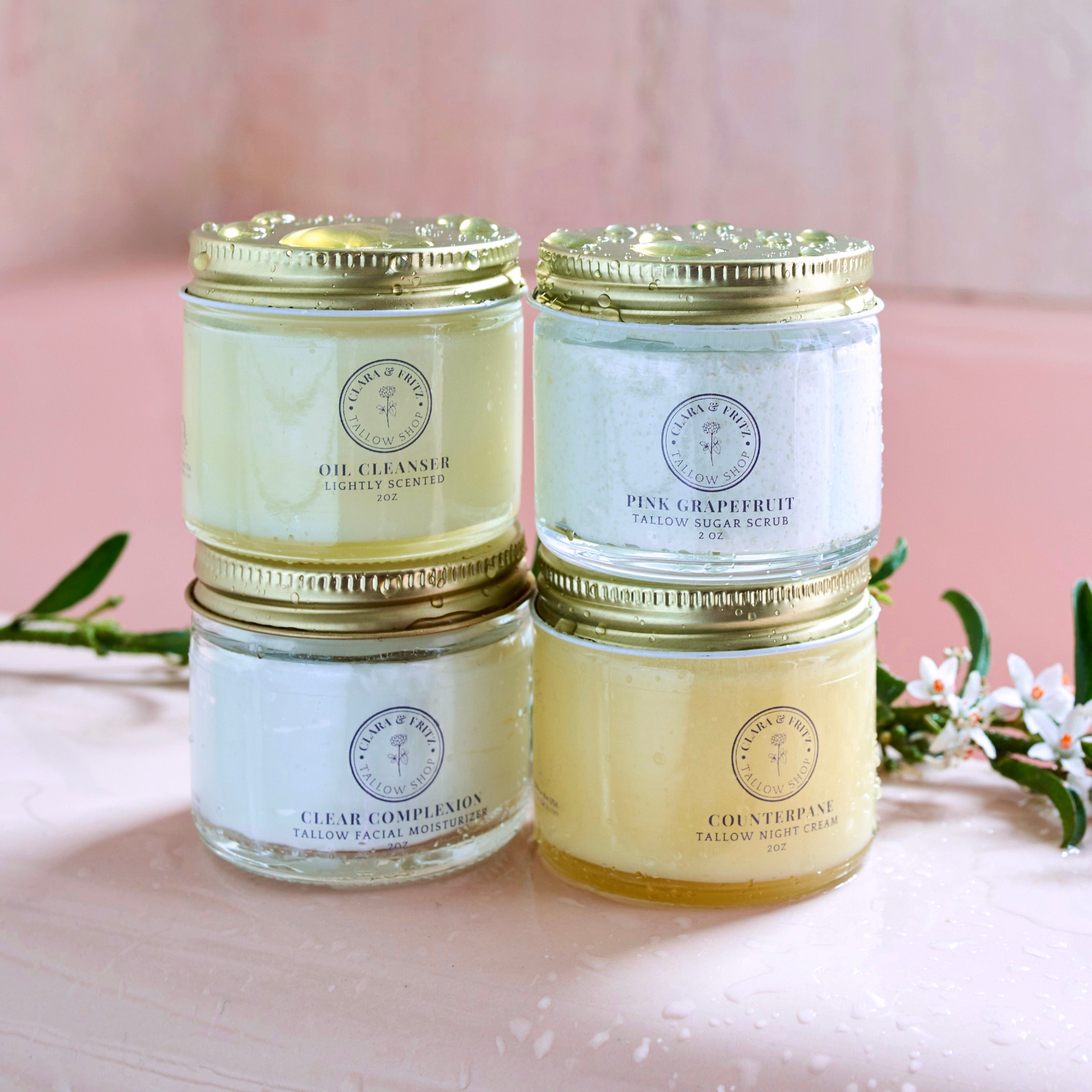 Pink Grapefruit Tallow Sugar Scrub