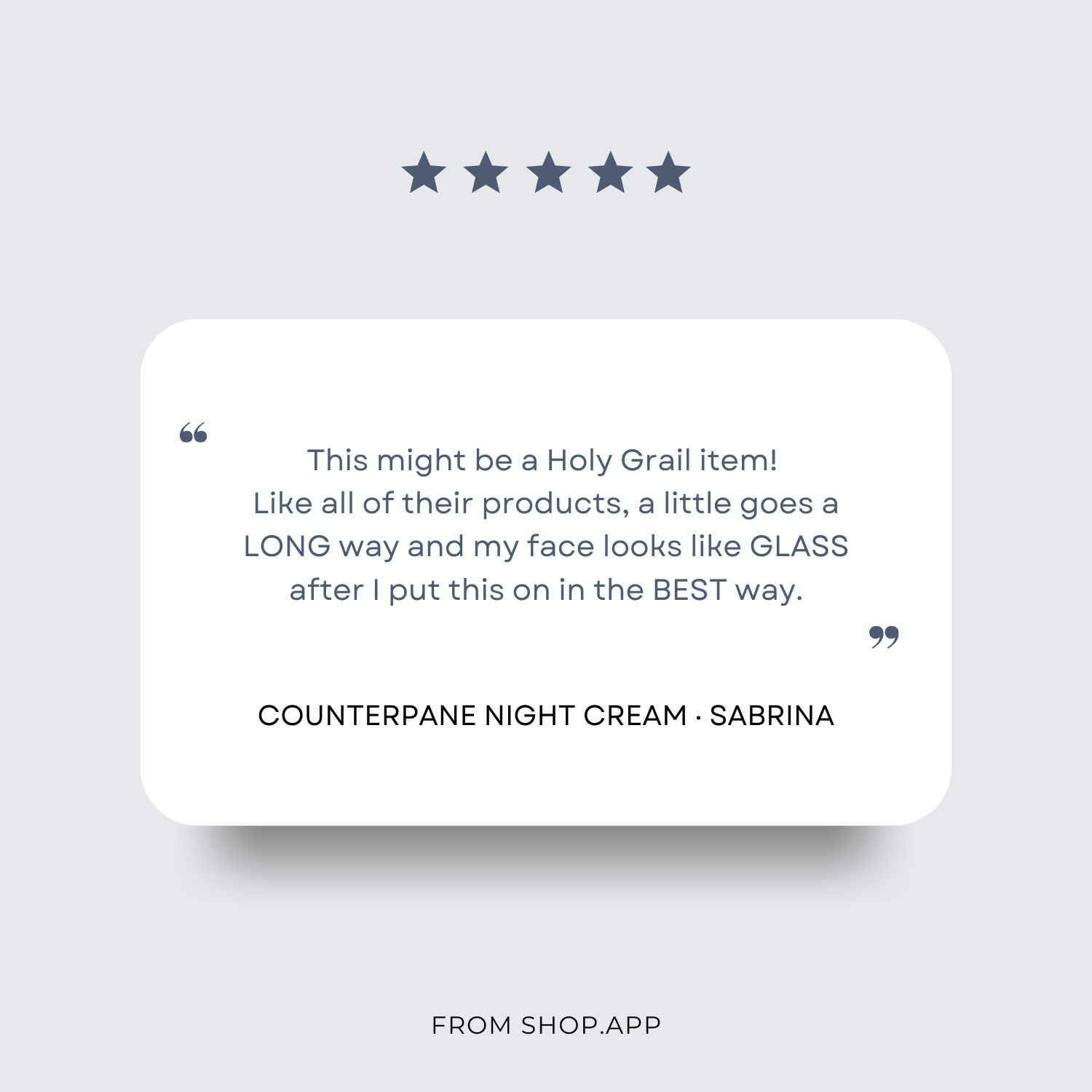 Counterpane Tallow Night Cream