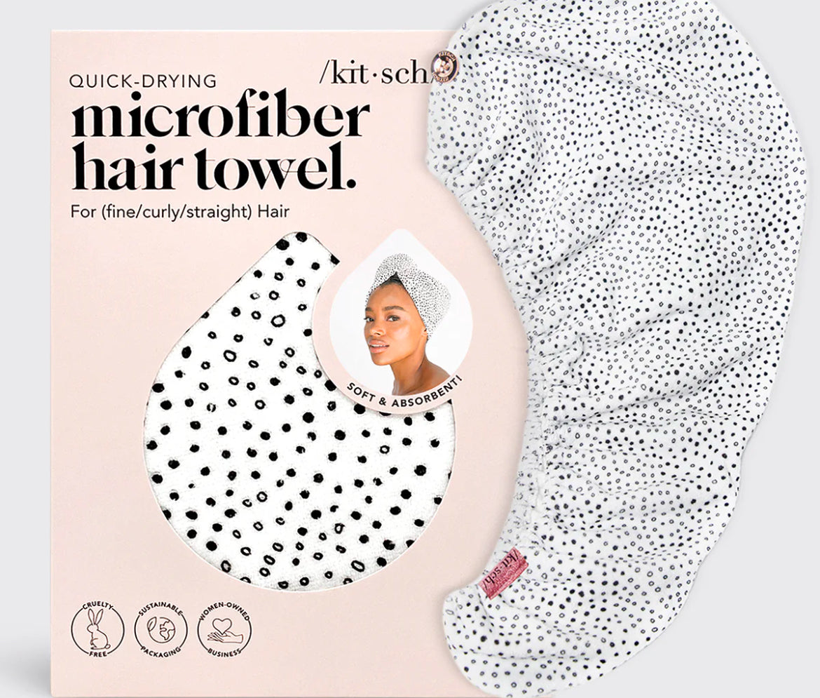 Micro Dot Hair Towel