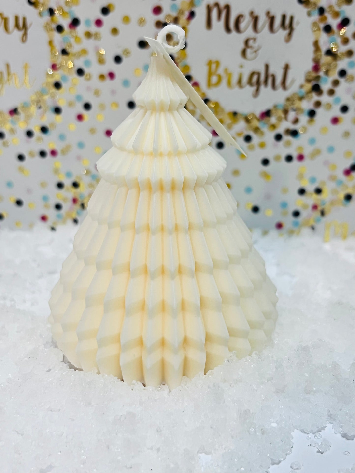 Origami Christmas Tree | Pillar Candle