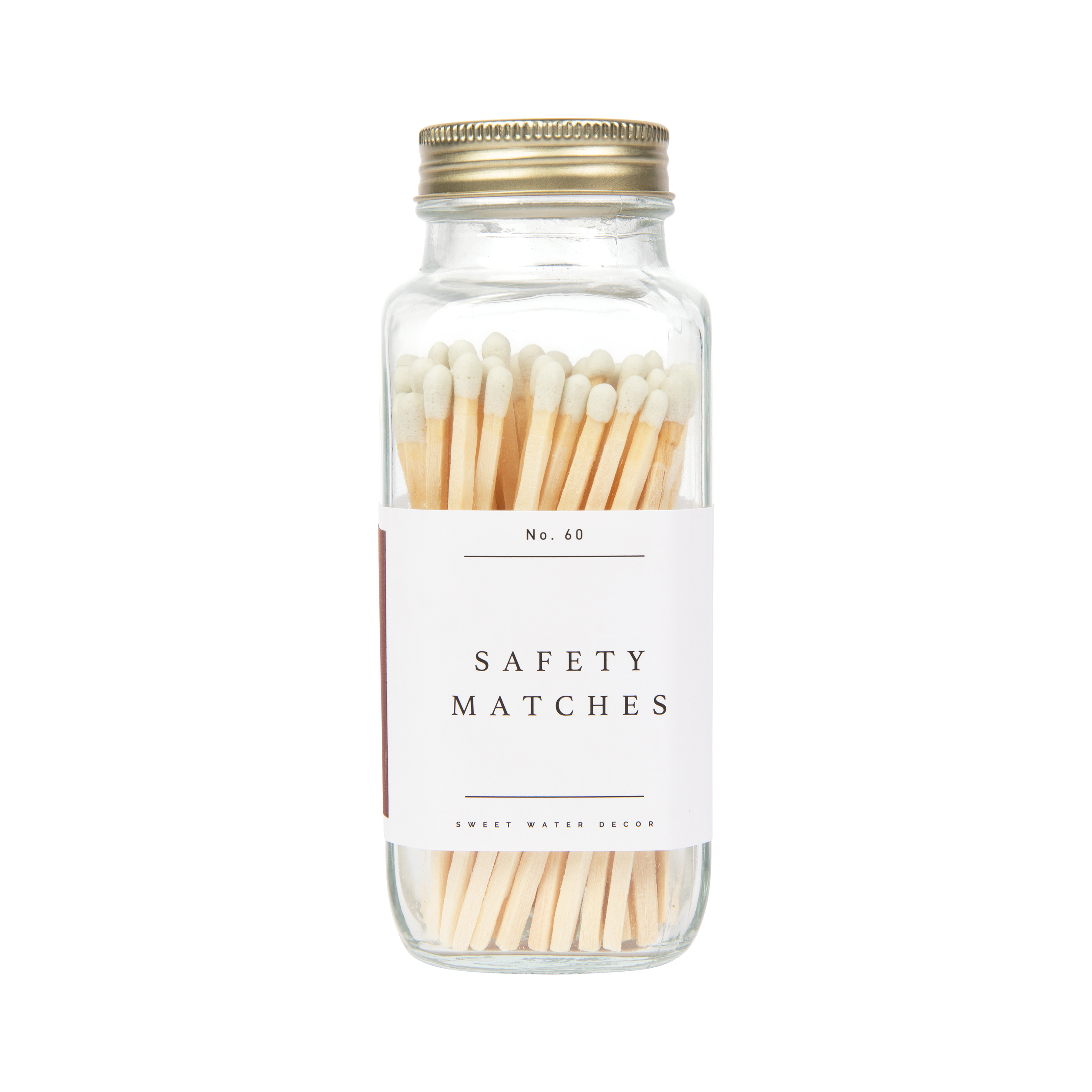 White Tip Safety Matches - 60 Count, 3.75"