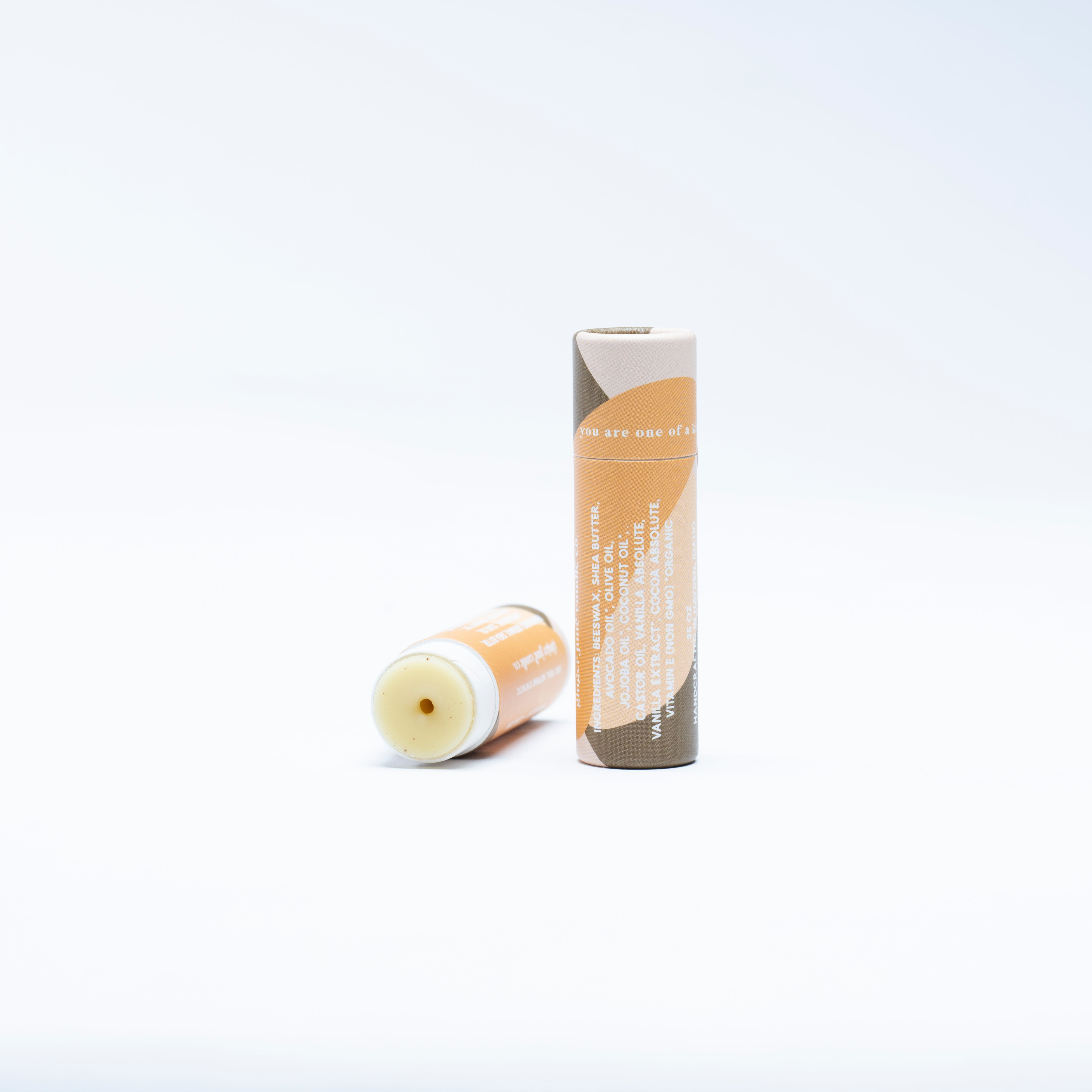 lip butter • vanilla & cocoa • moisture rich & glossy enhanced with olive squalane