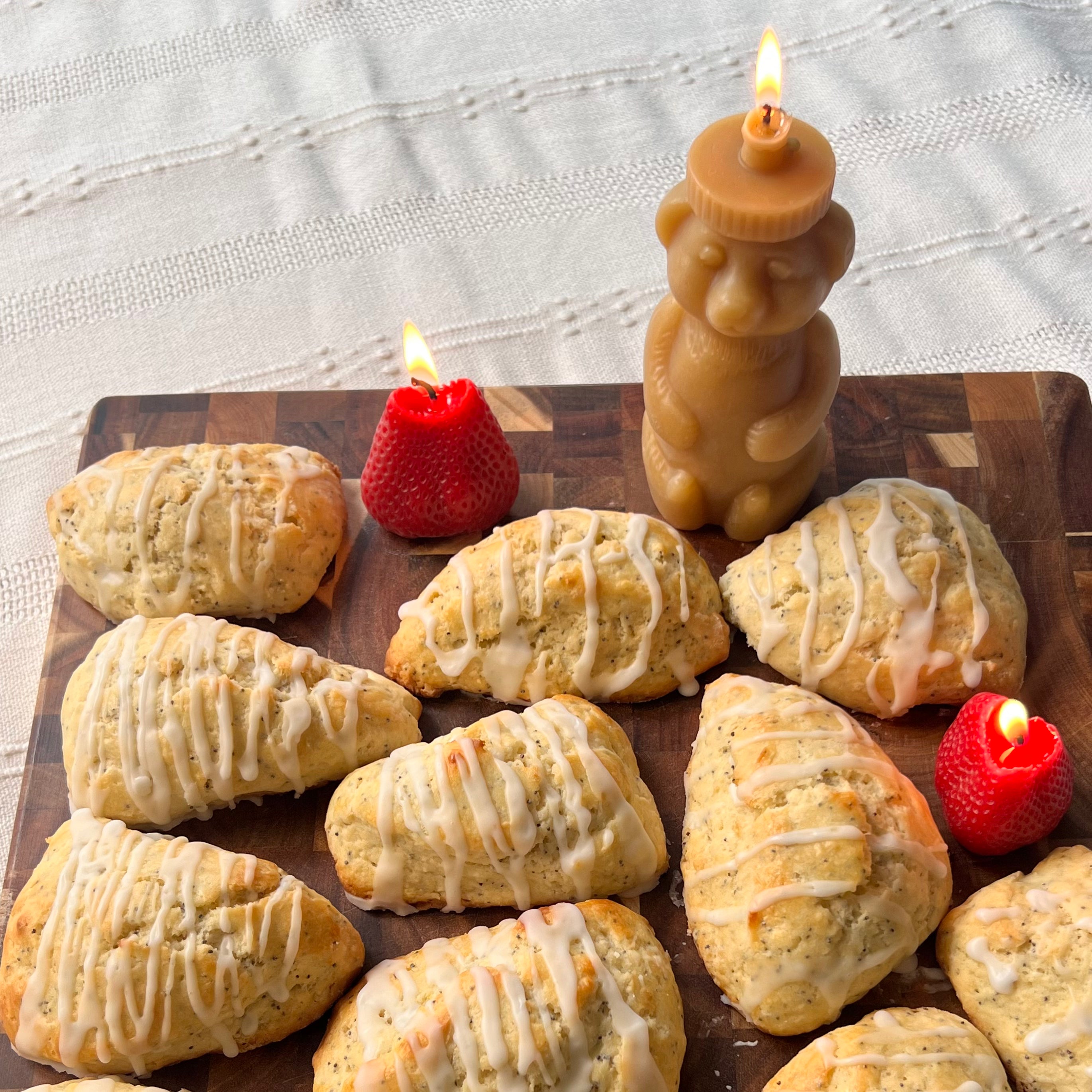 Honey Bear Beeswax Candle