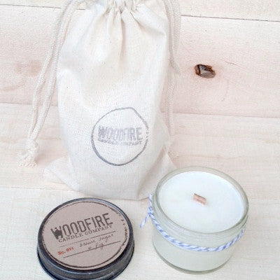 Jelly Jar Wood Wick Soy Candle