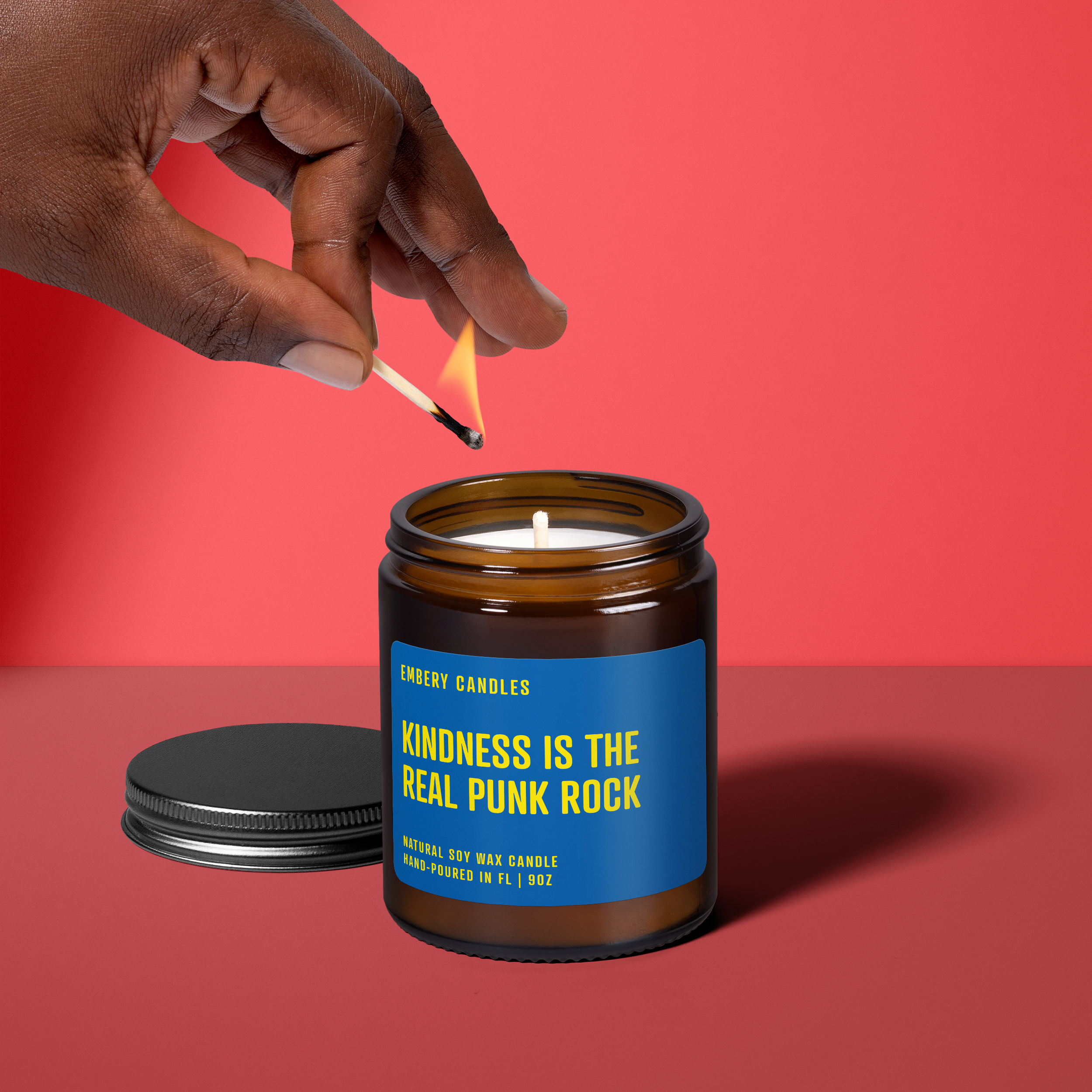Kindness Is the Real Punk Rock | Soy Wax Scented Candle
