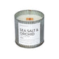 Sea Salt & Orchid Wood Wick Rustic Farmhouse Soy Candle