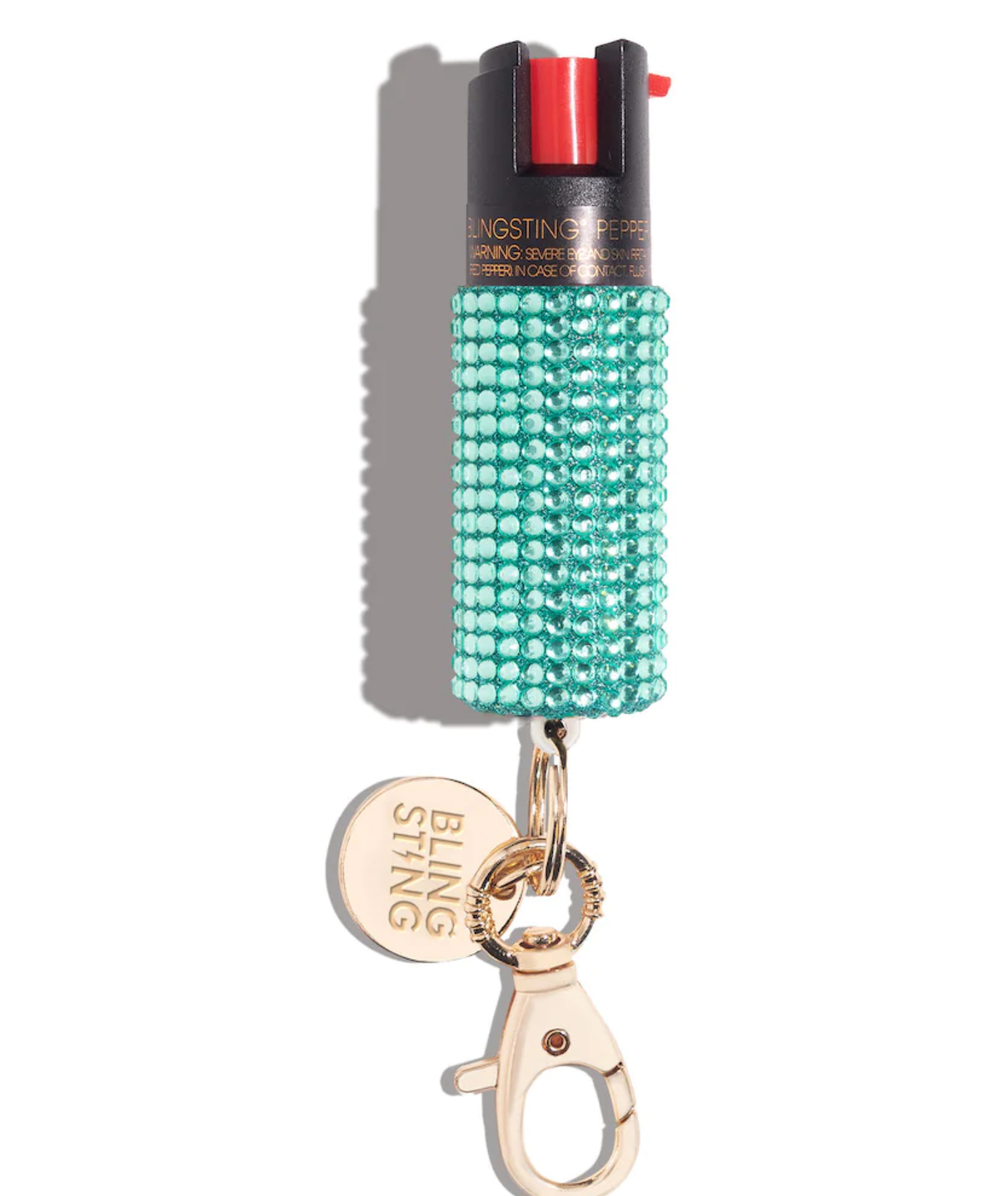 Mint Rhinestones Pepper Spray