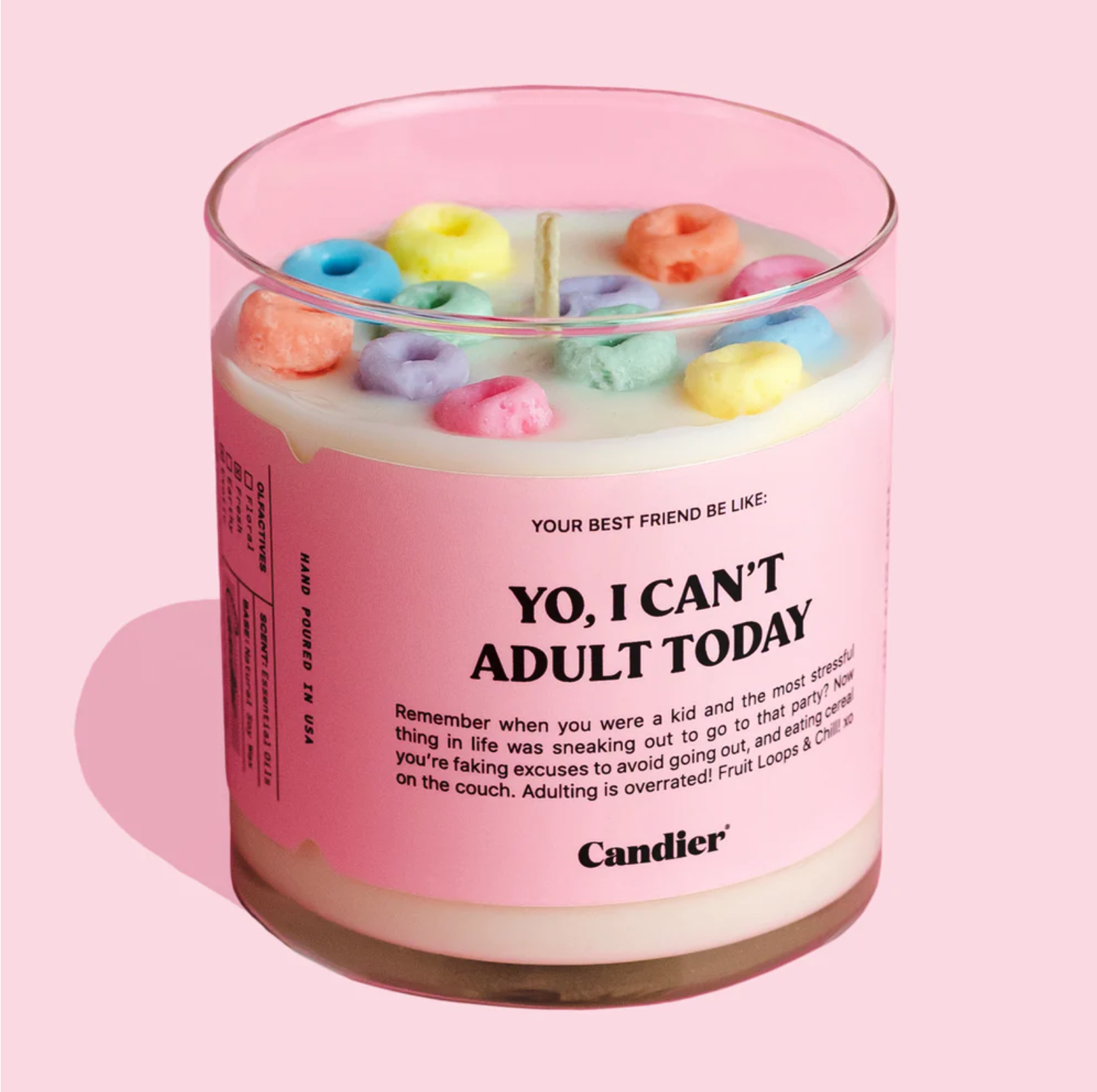 Can't Adult Cereal Candle