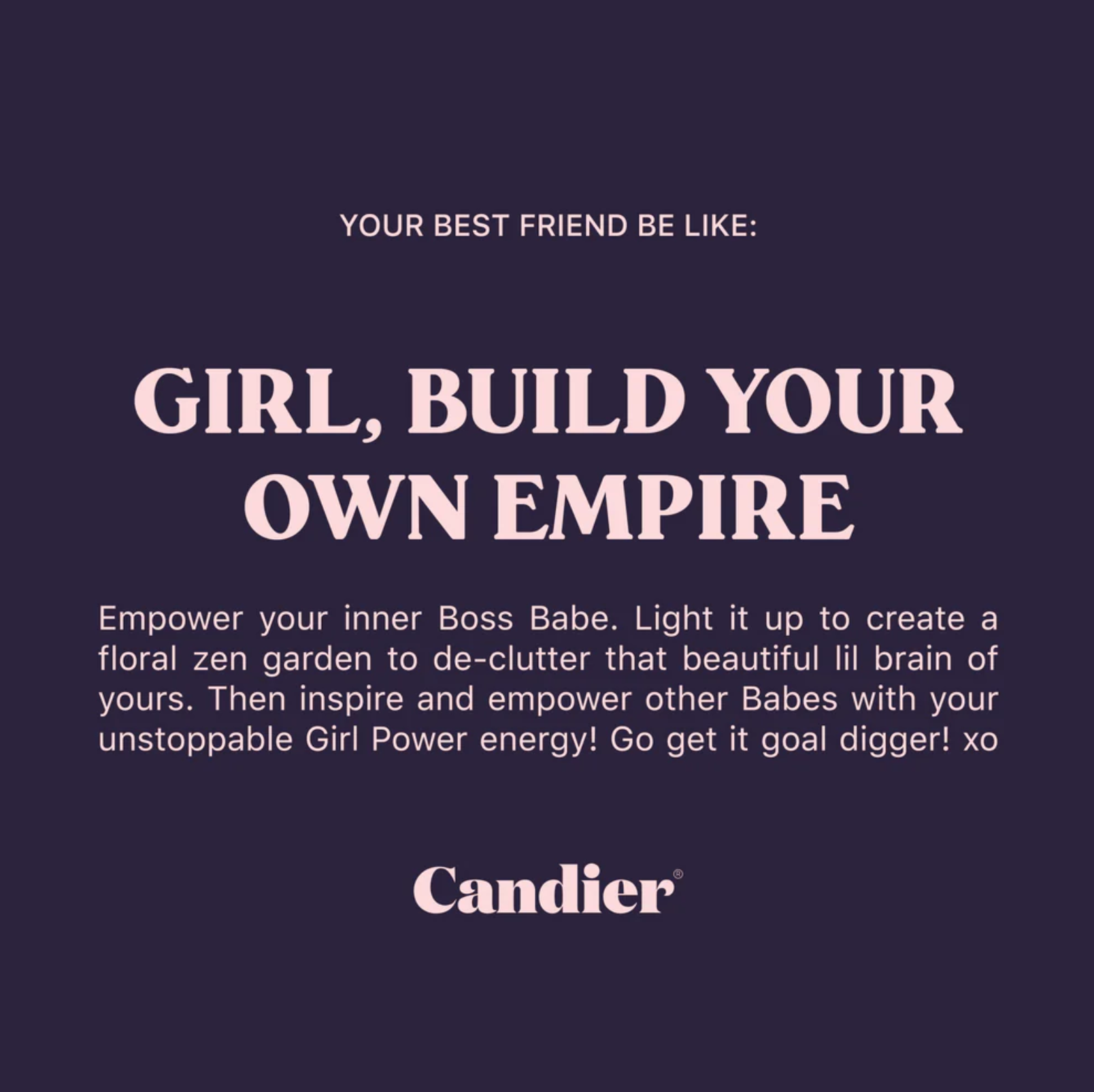 Build Your Empire Candle