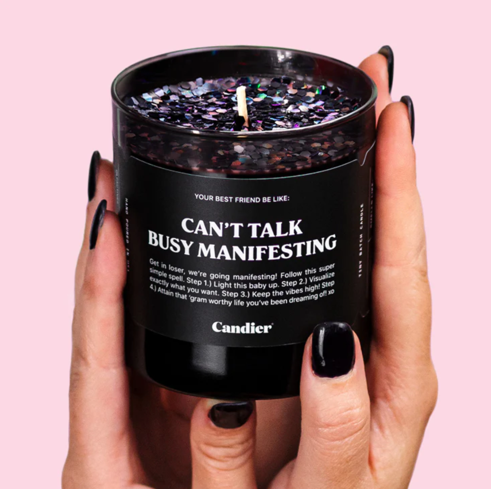 Can't Talk Busy Manifesting Candle