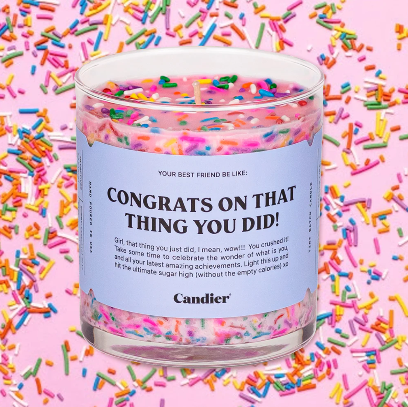 FANCY CONGRATS CANDLE