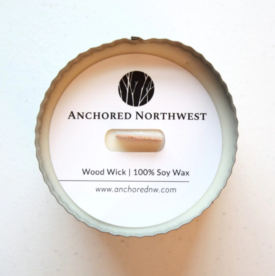 Staycation Wood Wick Rustic Farmhouse Soy Candle