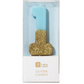 # 1 - Blue + Gold Glitter Birthday Candle