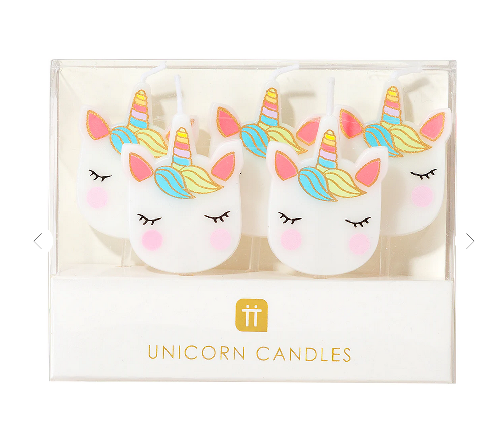Unicorn Face Candles