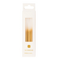 Luxe White and Gold Candles - 16Pk