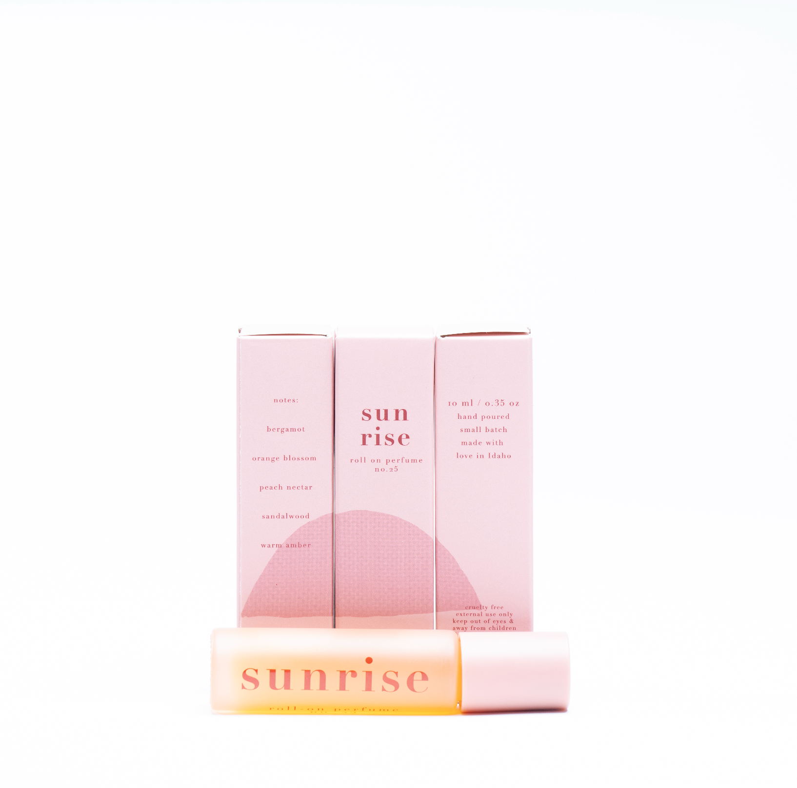 no. 25 sunrise • clean perfume • roll-on or eau de parfum options