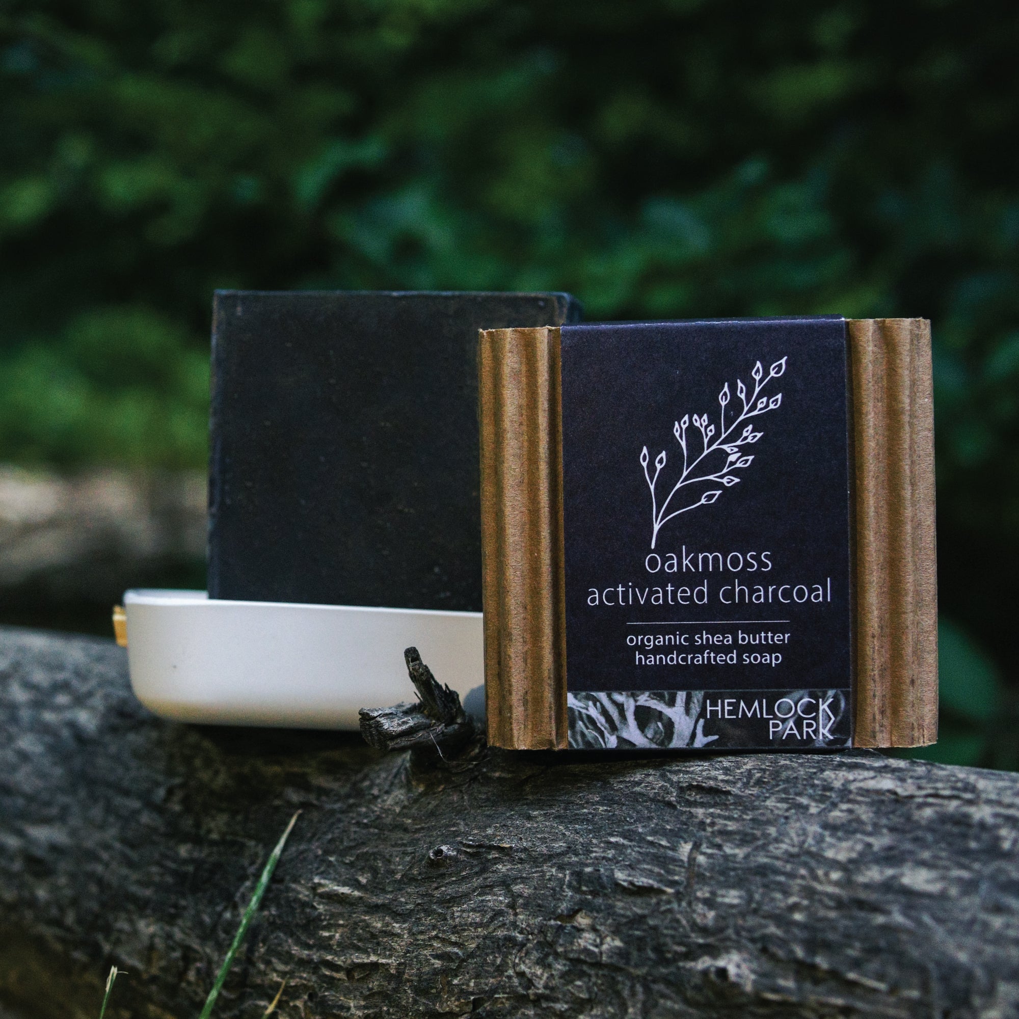 Oakmoss + Charcoal | Organic Shea Butter Soap