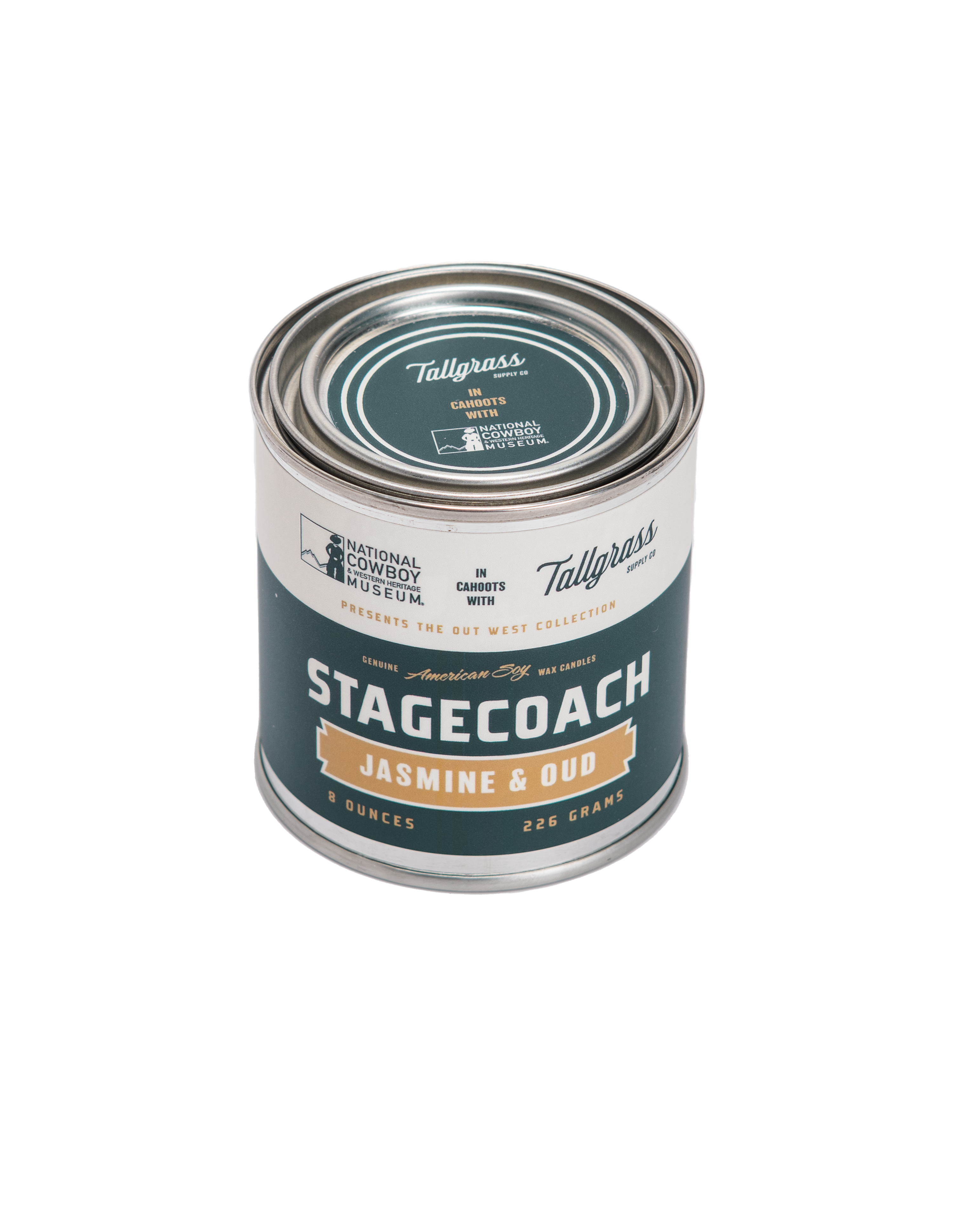 Stagecoach: Jasmine + Oud Soy Wax Candle