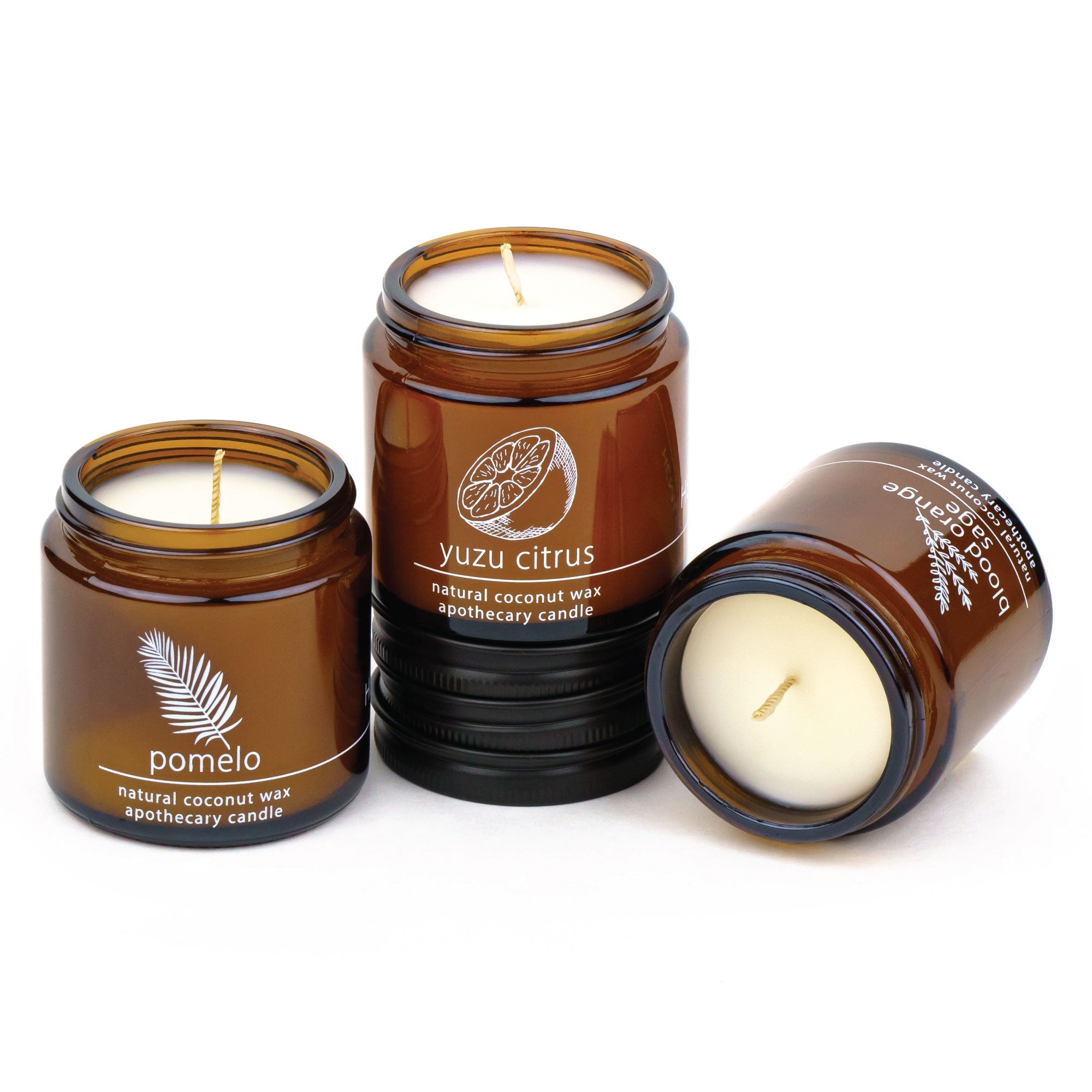 Citrus Apothecary Candle Trio