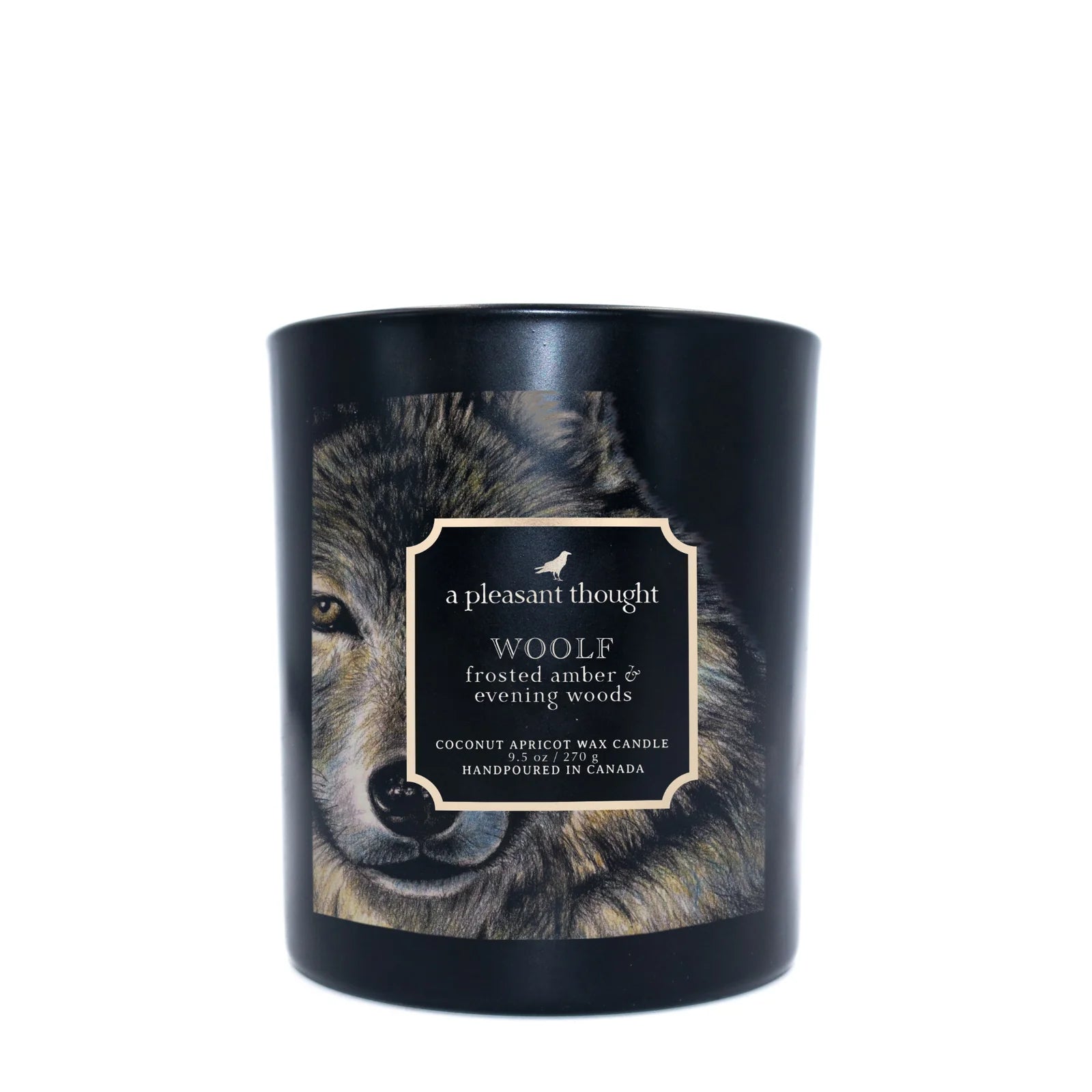 WOOLF | Frosted Amber & Evening Woods | Raven Candle