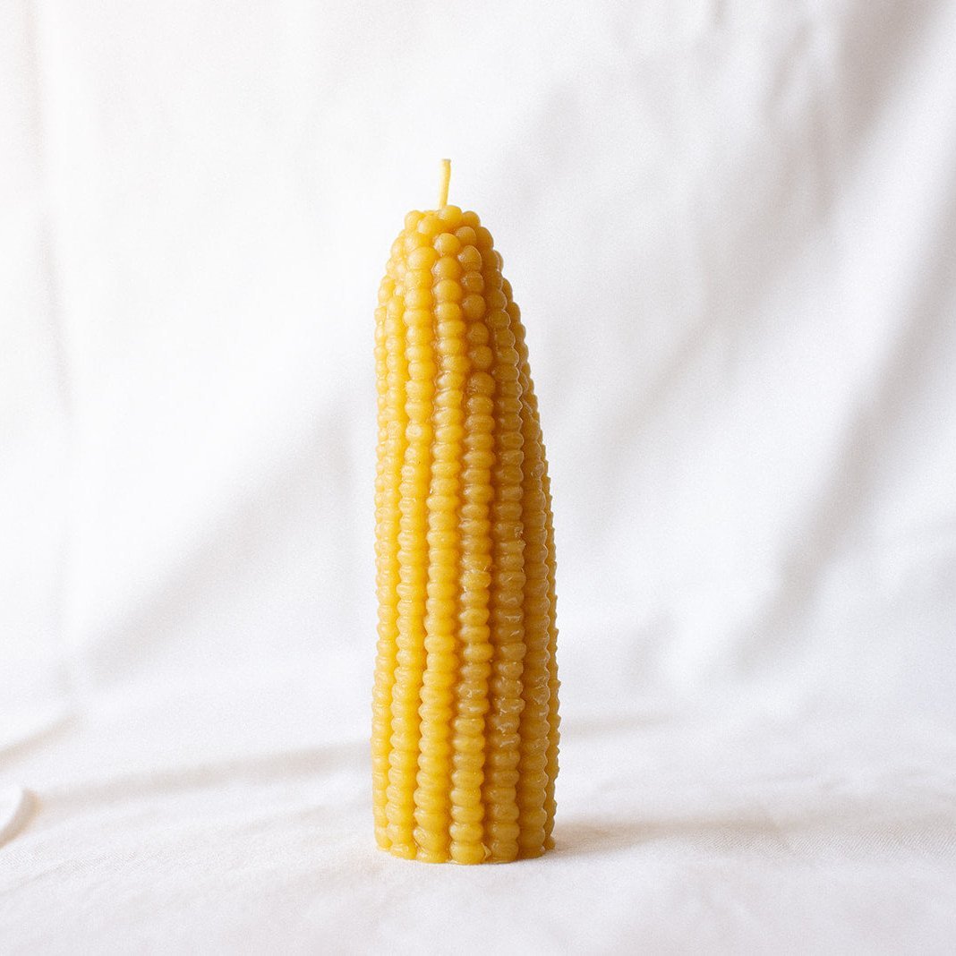 Corn Beeswax Candle