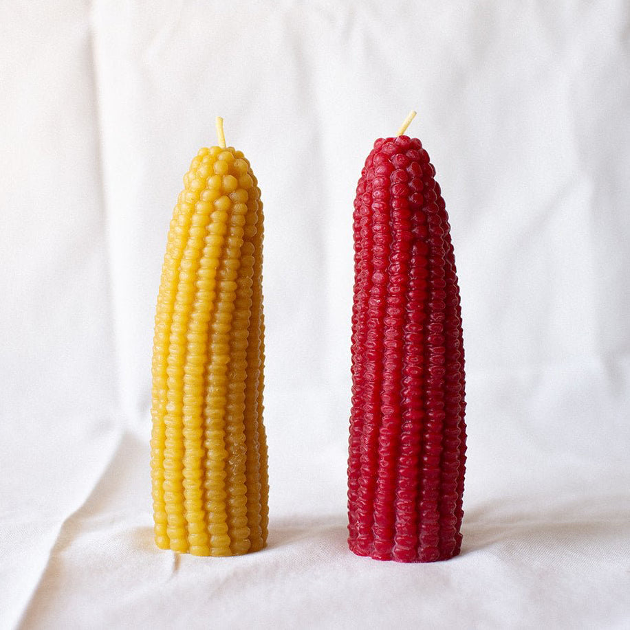 Corn Beeswax Candle