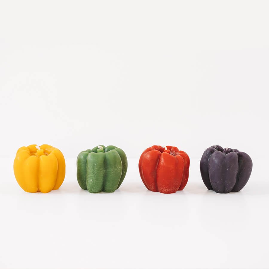 Bell Pepper Beeswax Candle