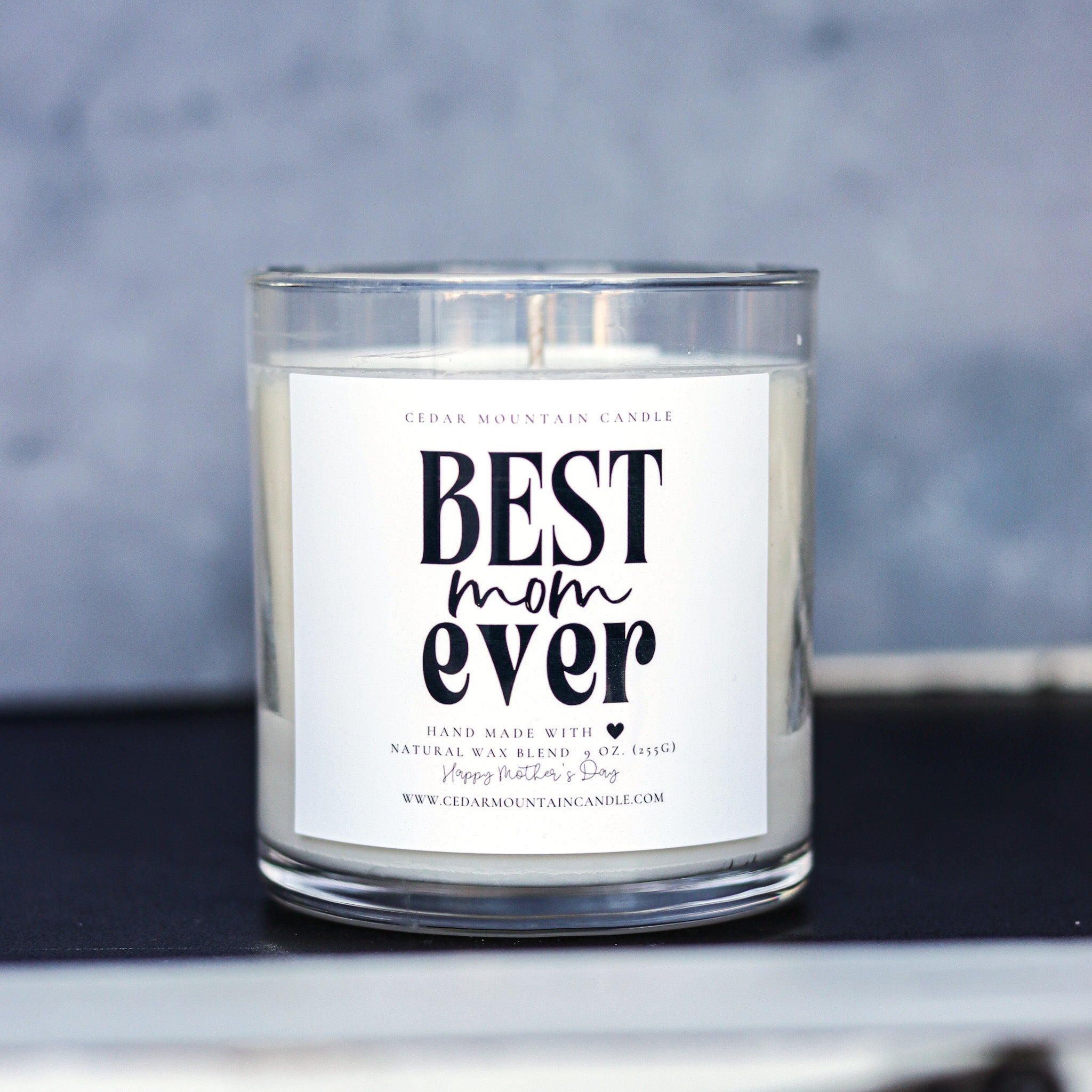 Best Mom Ever - Mother's Day Soy Candle - 9 oz Glass Jar Candle
