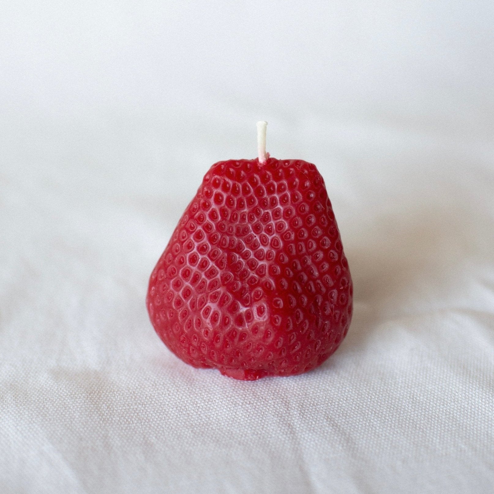 Big Strawberry Candles - Set of 2 Tealight Candles