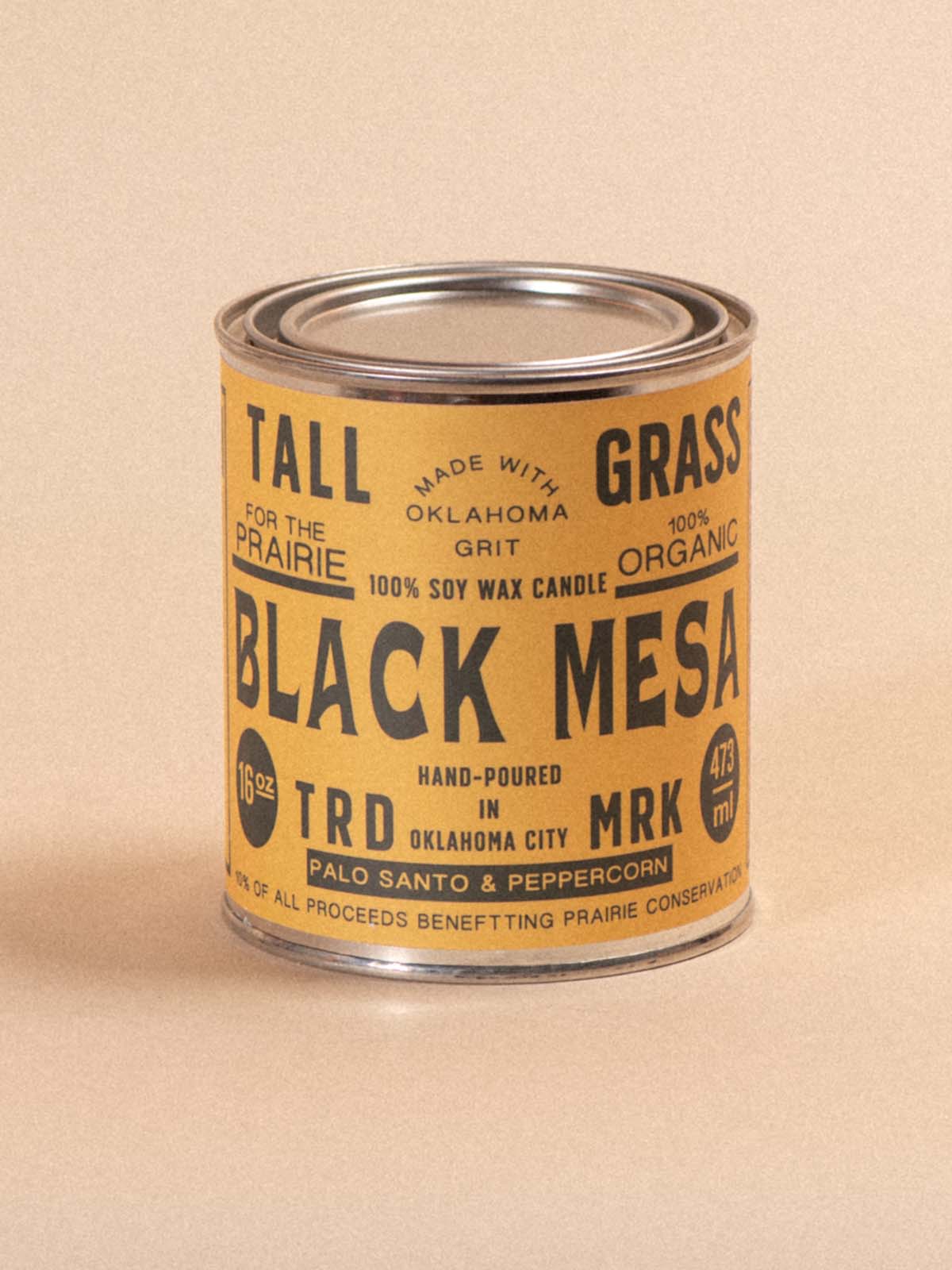 Black Mesa: Palo Santo + Peppercorn Soy Wax Candle