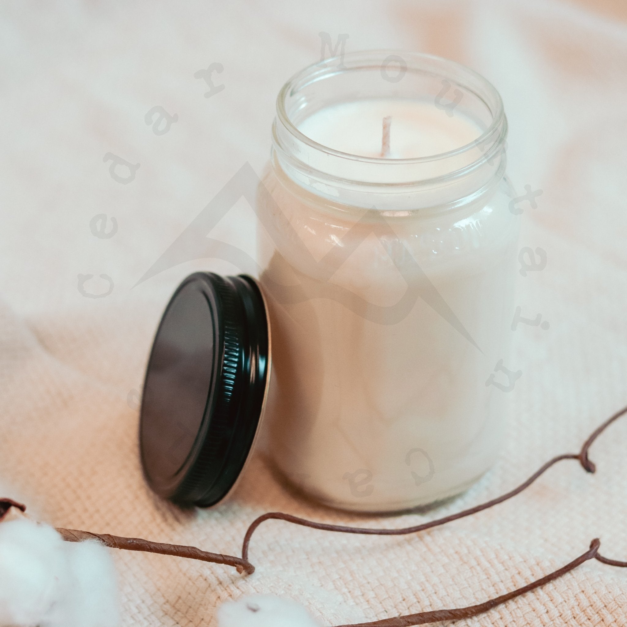 Elf Ninnymuggins Mason Jar Soy Candle - Winter Scents