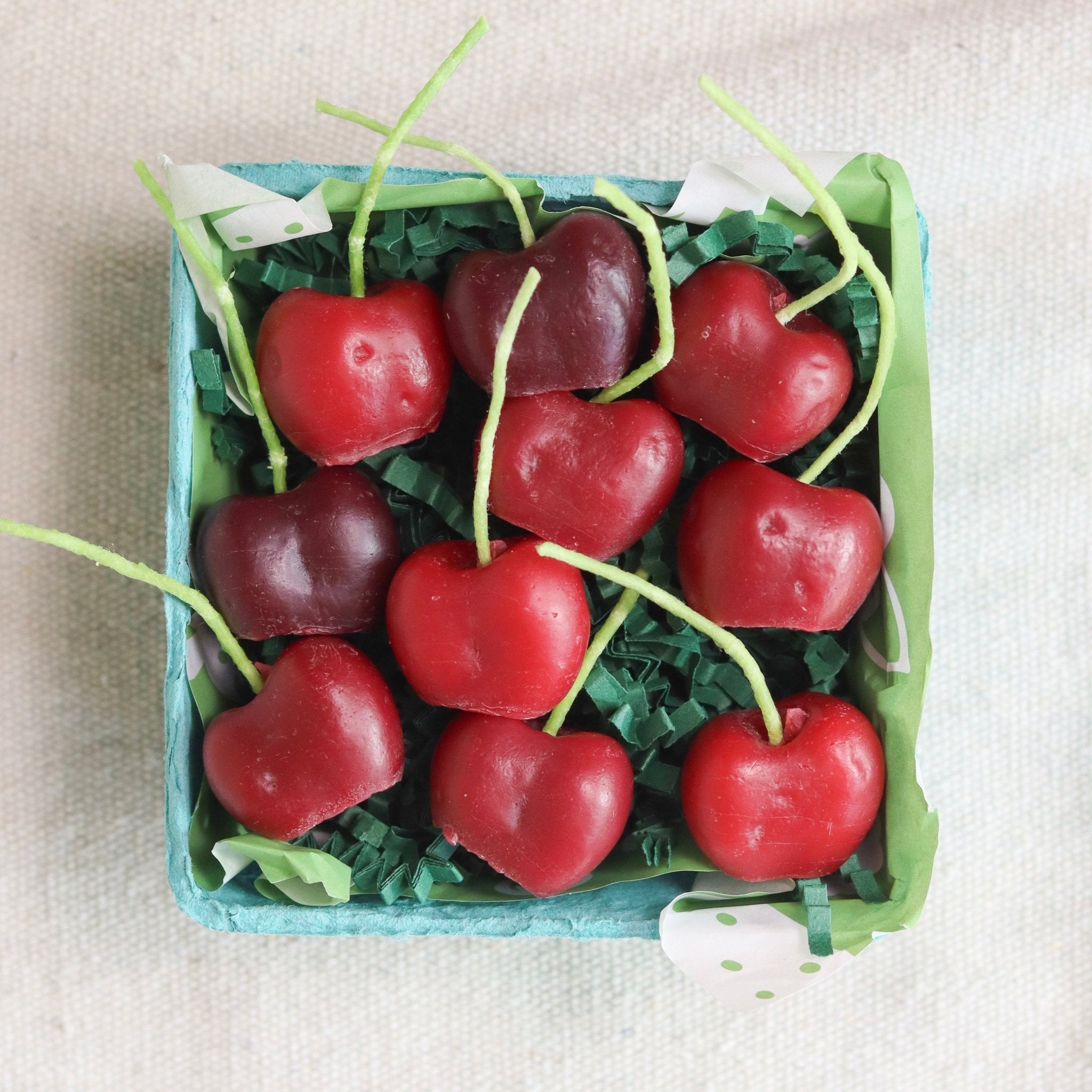 Dark Red Cherry Beeswax Candles