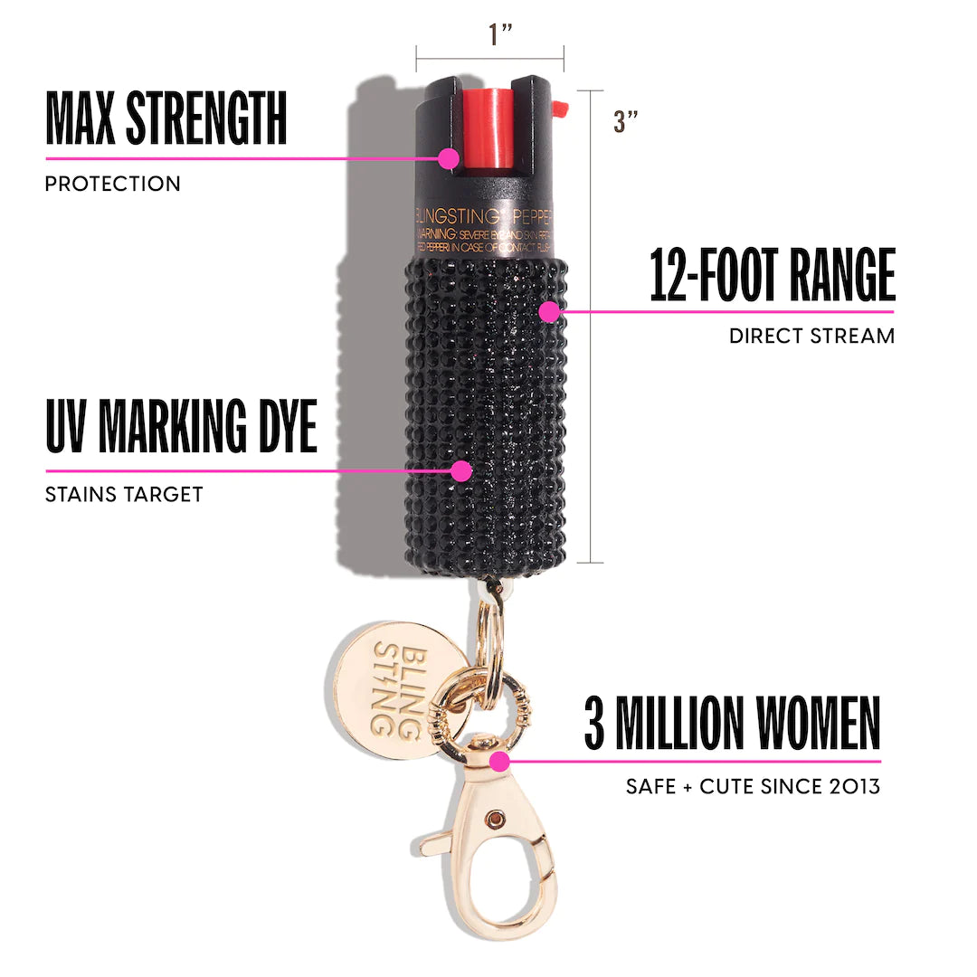 Pepper Spray | Pink Rhinestones